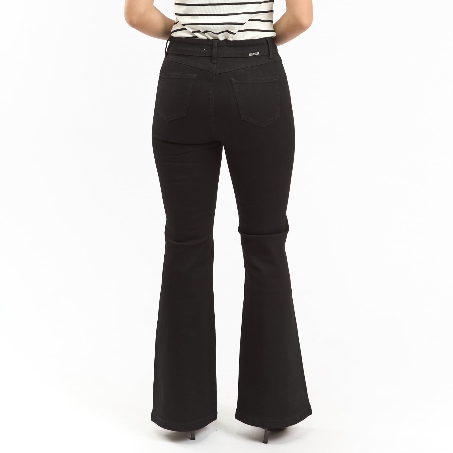 PANTALON JEAN FLARE MUJER PARADA 111 AIXA DARK - 4