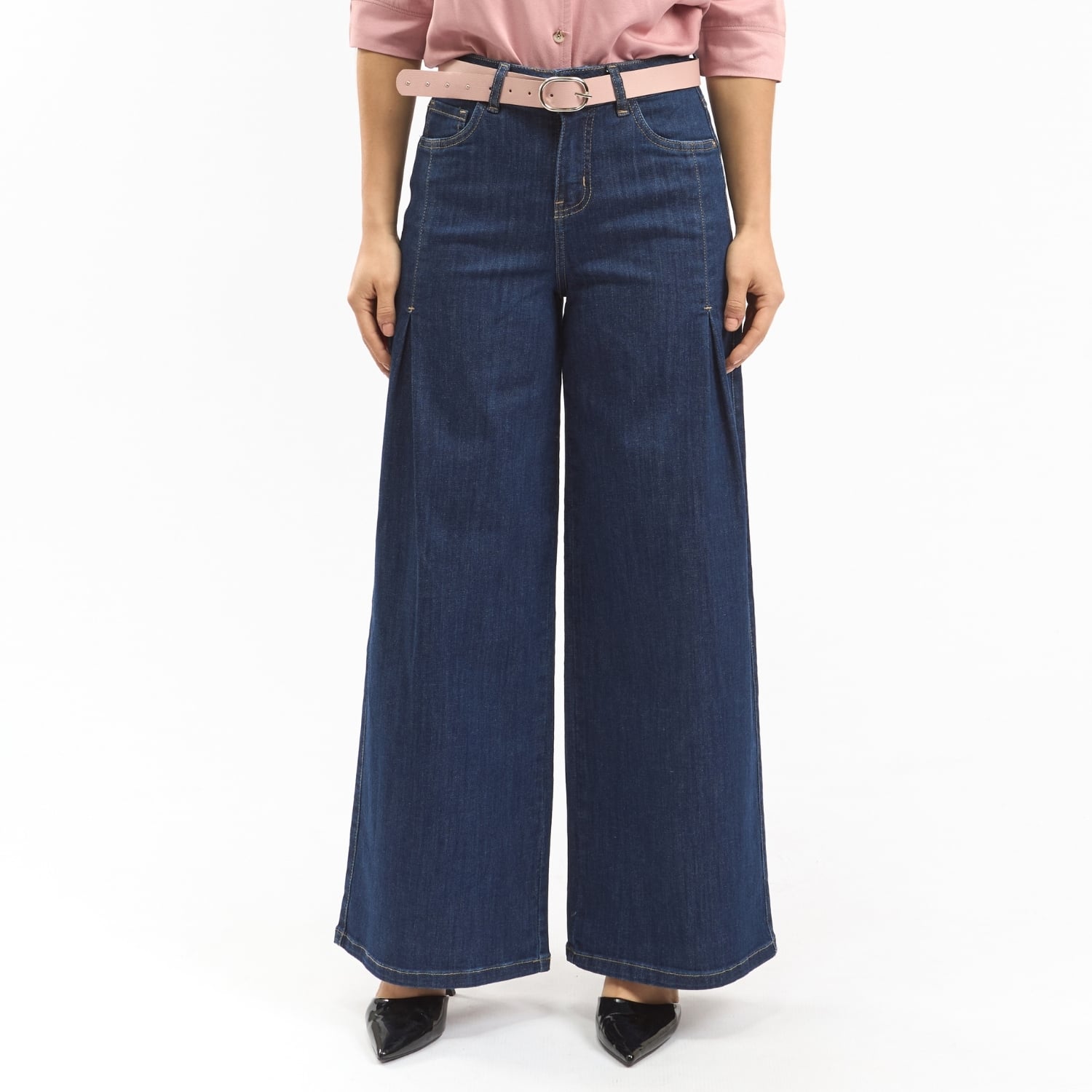 PANTALON JEAN PALAZZO MUJER PARADA 111 AZUCENA - 1