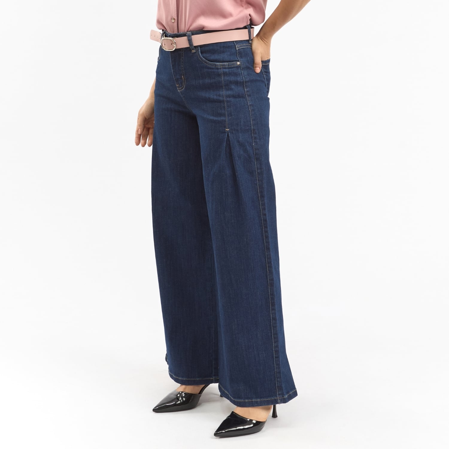 PANTALON JEAN PALAZZO MUJER PARADA 111 AZUCENA - 2