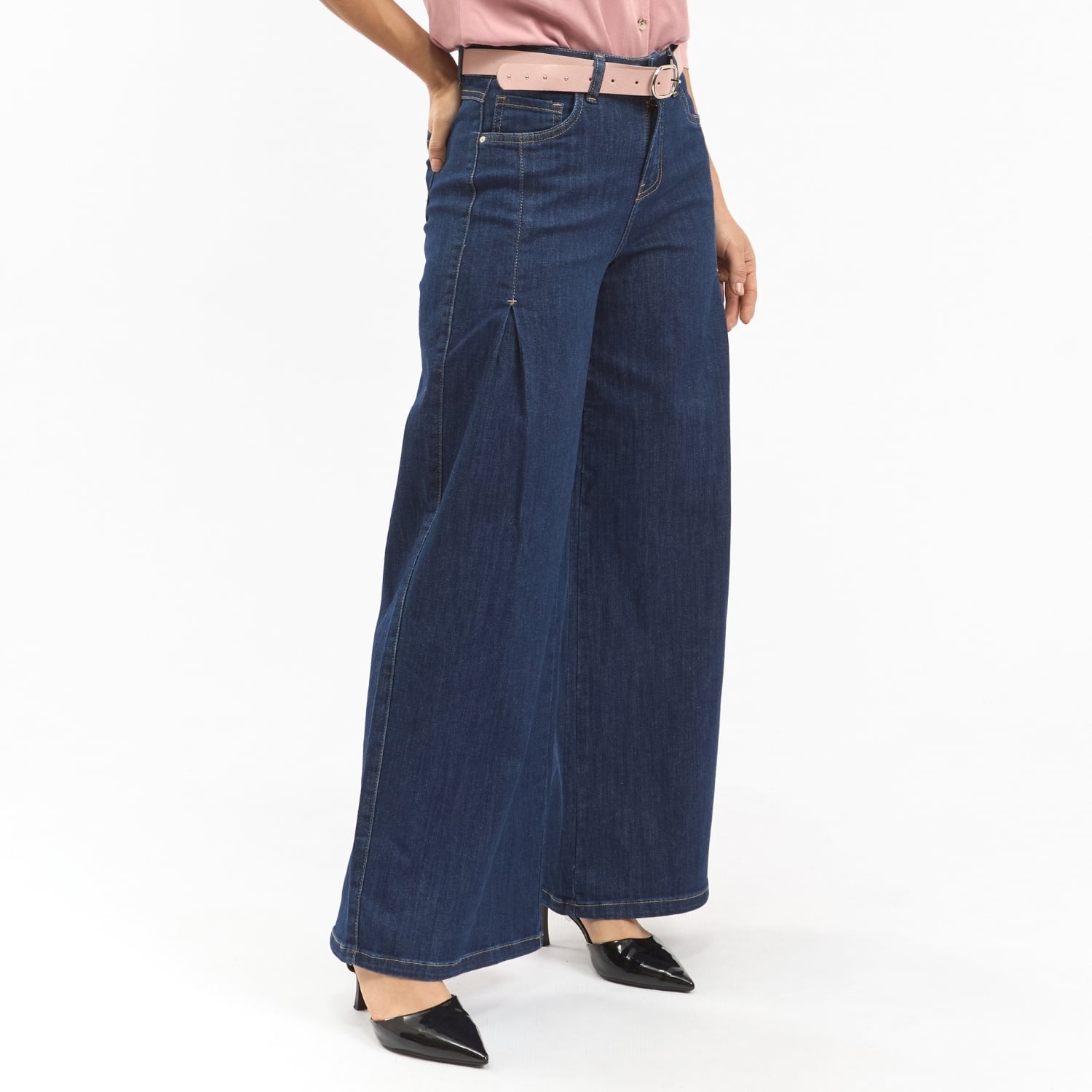 PANTALON JEAN PALAZZO MUJER PARADA 111 AZUCENA - 3