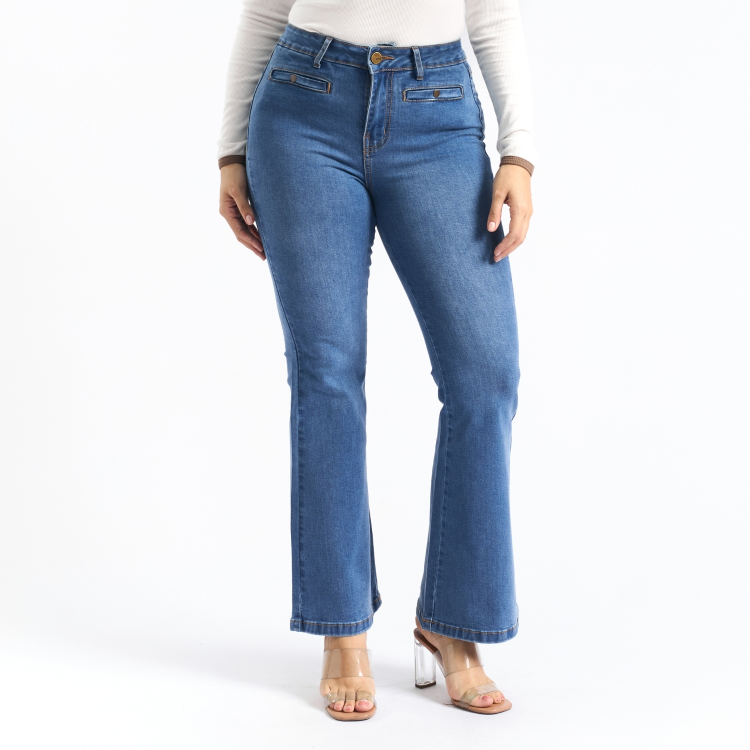 JEAN FLARE MUJER PARADA 111 MILAGROS - 1
