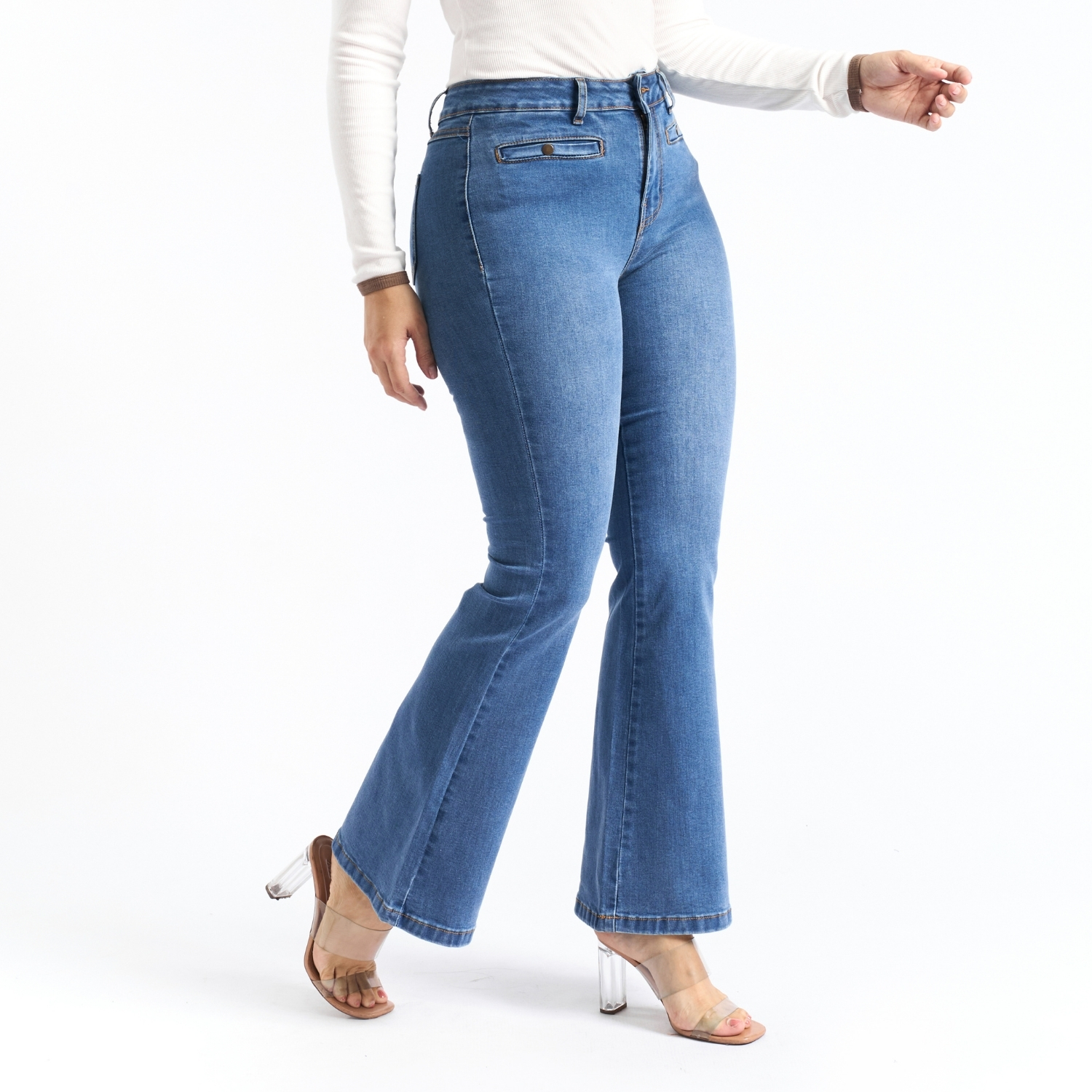 JEAN FLARE MUJER PARADA 111 MILAGROS - 3