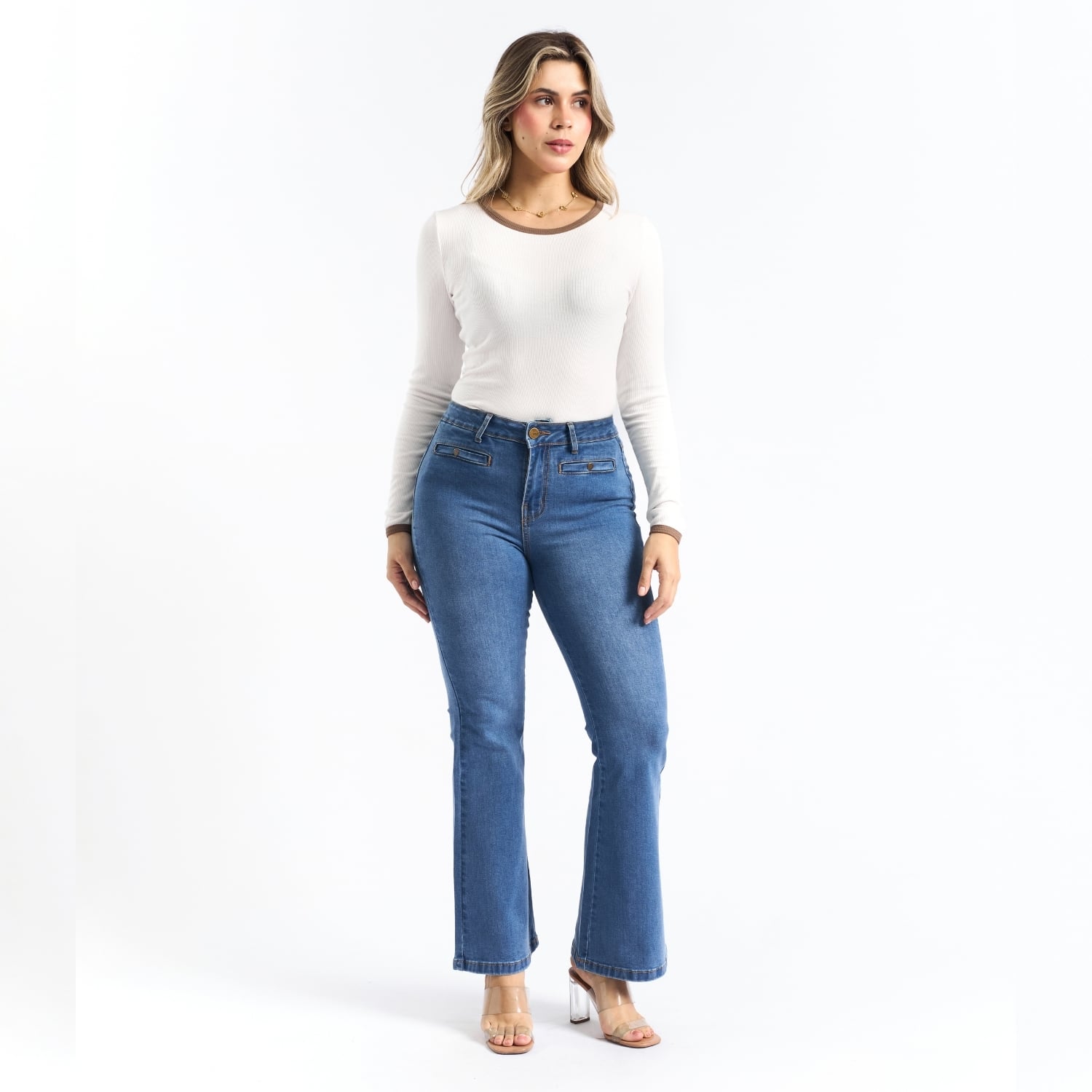 JEAN FLARE MUJER PARADA 111 MILAGROS - 5