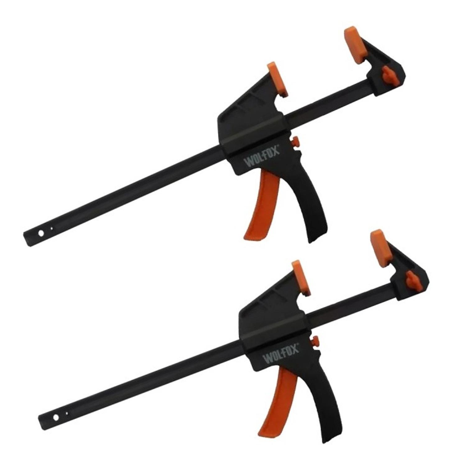 SET DE 2 PRENSAS SARGENTA QUICK GRIP 12 WOLFOX WF0709-K1 - 1