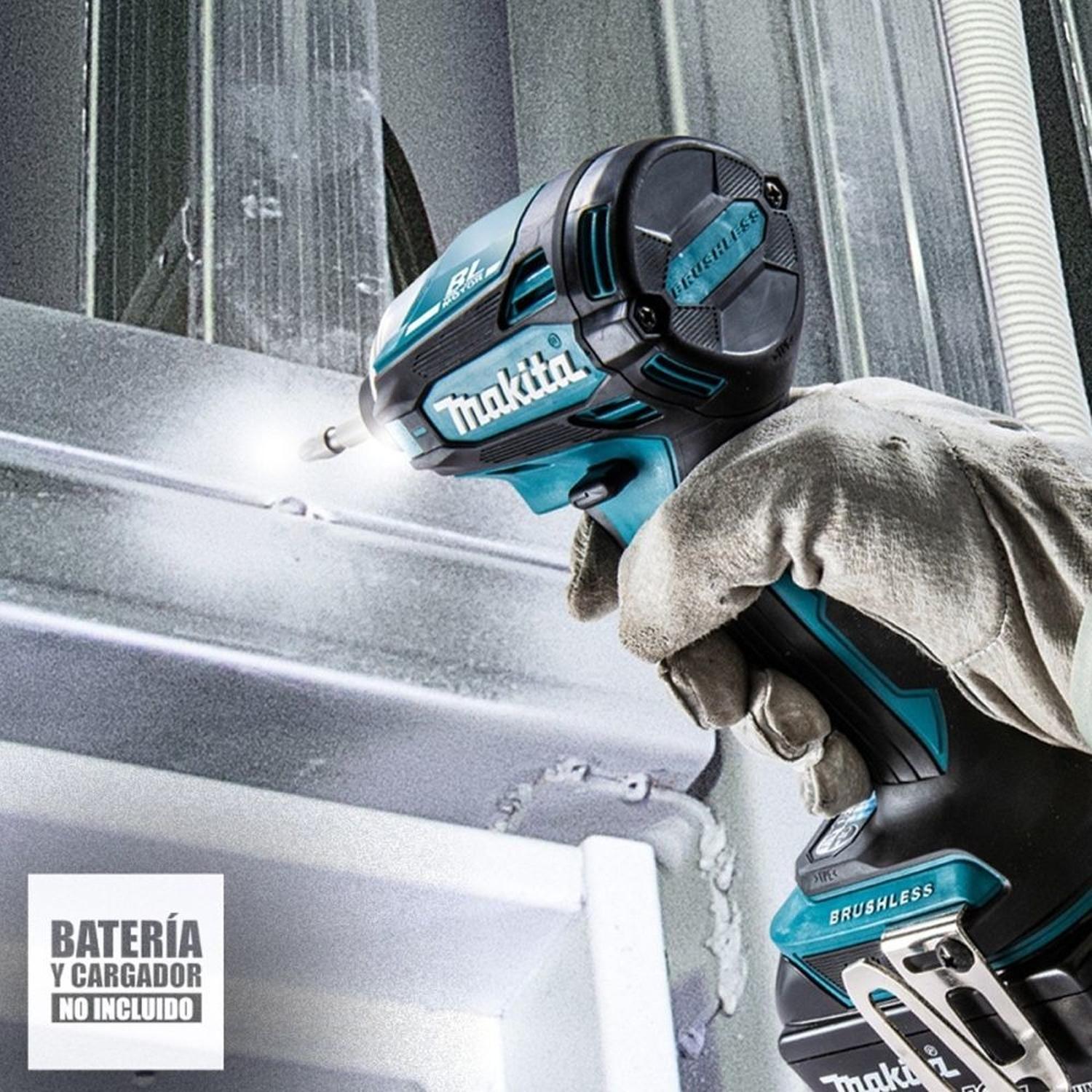ATORNILLADOR MAKITA DTD172Z BARETOOL IMPACTO 1/4' 18V LXT BL 180NM - 5