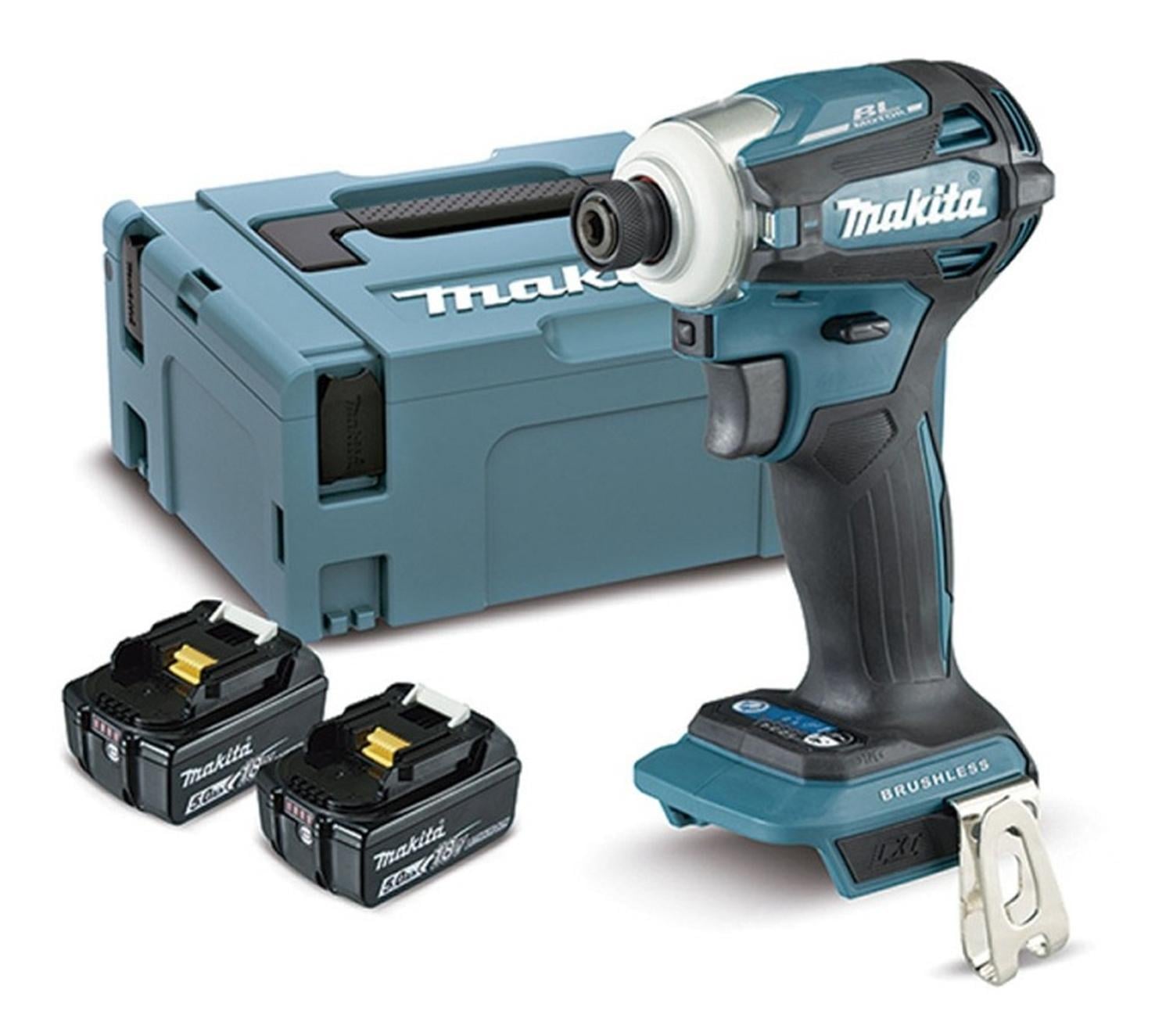 ATORNILLADOR DE IMPACTO 1/4 18V BL 2 BAT MAKITA DTD172RTJ - 1