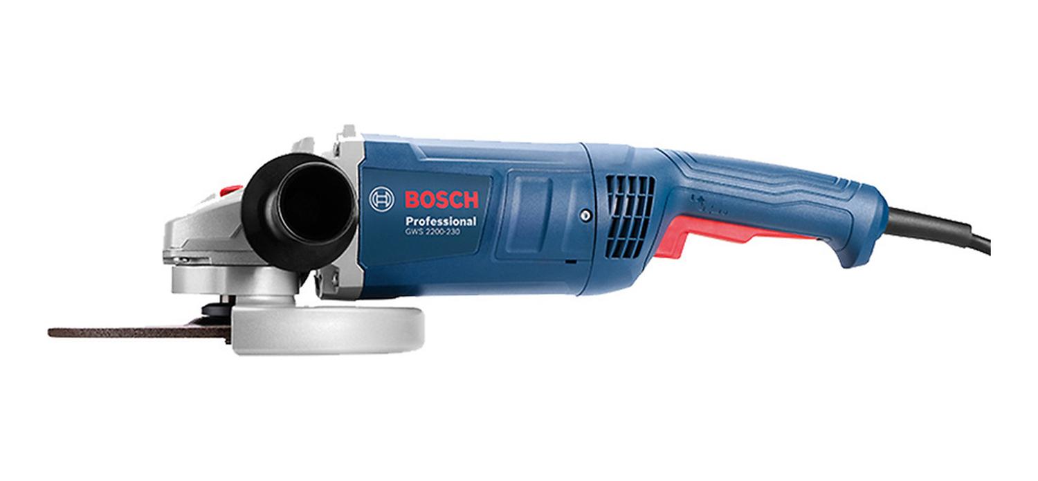 AMOLADORA ANGULAR 2200W 6500 RPM BOSCH GWS 2200-230 - 2
