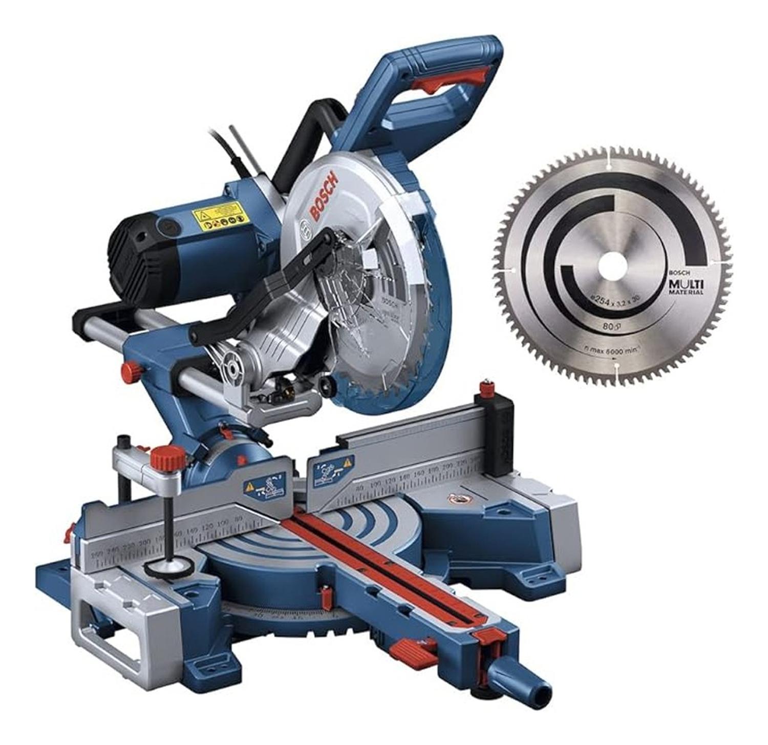 SIERRA INGLETEADORA TELESCÓPICA 10 (254 MM) 1800W BOSCH GCM - 1