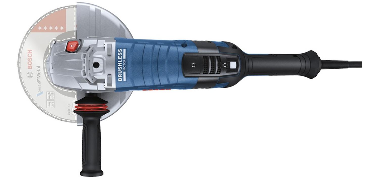 ESMERIL ANGULAR 9 2800W BRUSHLESS C.C. BOSCH GWS 30-230 PB - 2