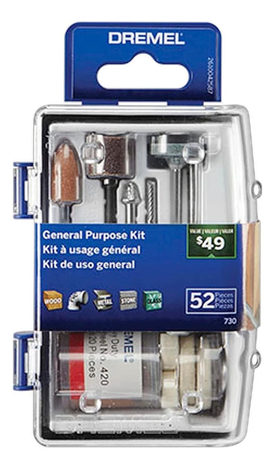 MICRO KIT DE 52 ACCESORIOS MULTIUSO DREMEL 730 - 1