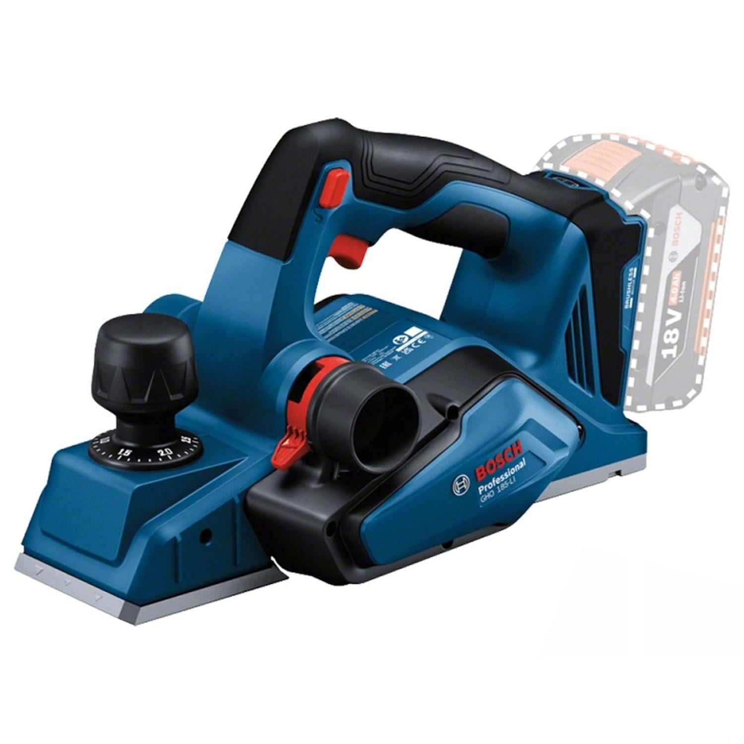 CEPILLO INALAMBRICO 18V 82MM BL BARETOOL GHO 185 LI BOSCH - 1