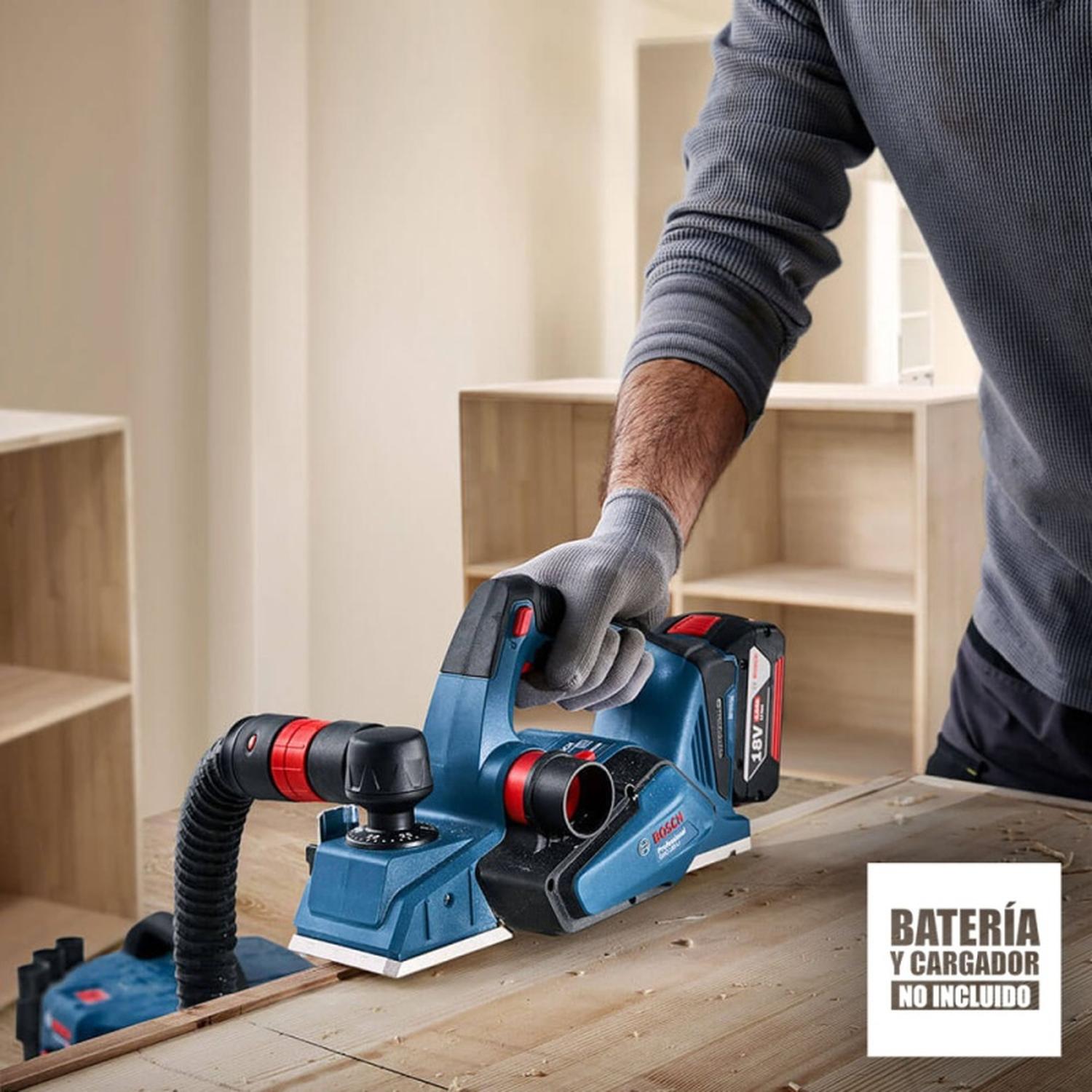 CEPILLO INALAMBRICO 18V 82MM BL BARETOOL GHO 185 LI BOSCH - 4