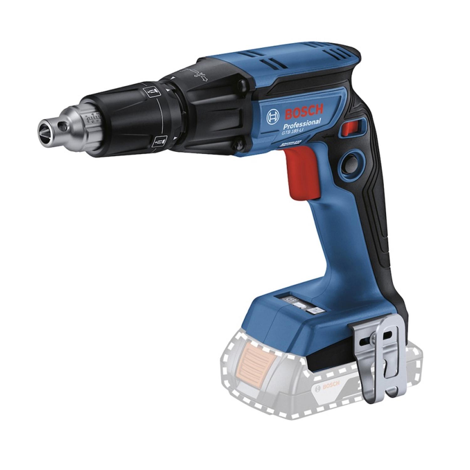 ATORNILLADOR PARA DRYWALL 1/4 18V BARETOOL BOSCH GTB 185-LI - 1