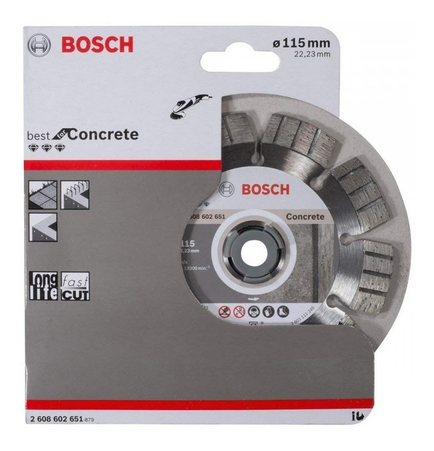 DISCO BEST PARA HORMIGON DURO Y HORMIGON ARMADO 4-1/2 BOSCH - 1