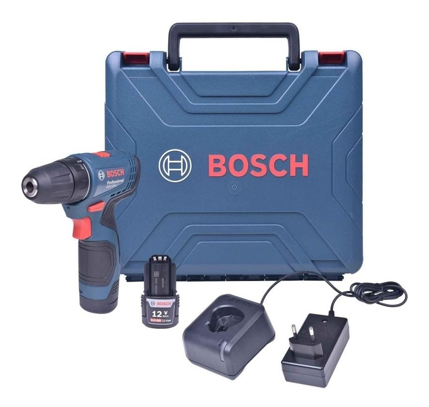 TALADRO ATORNILLADOR 3/8' 12V 30NM + 2 BAT Y CARG BOSCH - 1