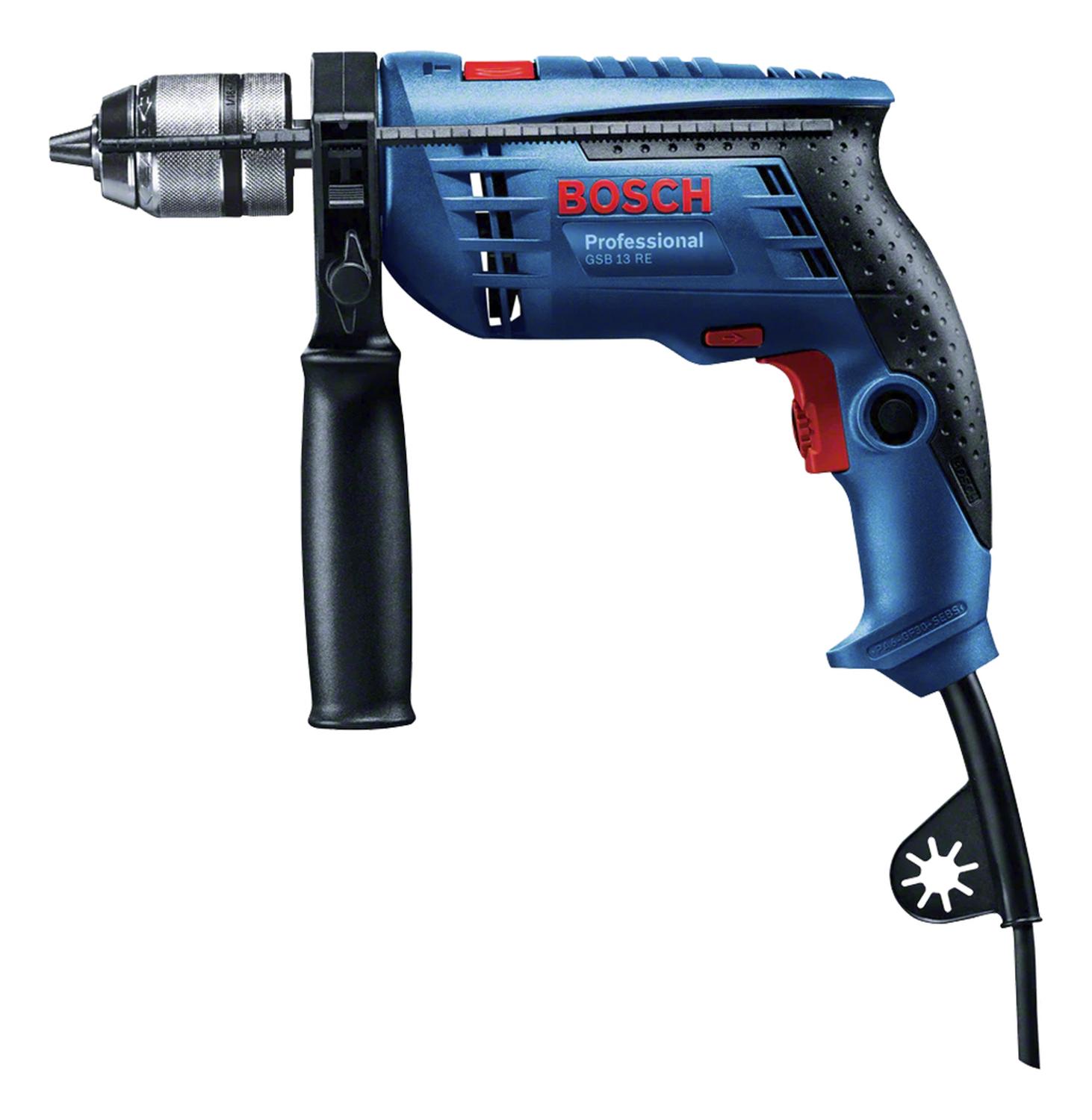 TALADRO PERCUTOR 1/2' 750W 57000 GPM MALETA BOSCH GSB 13 RE - 3