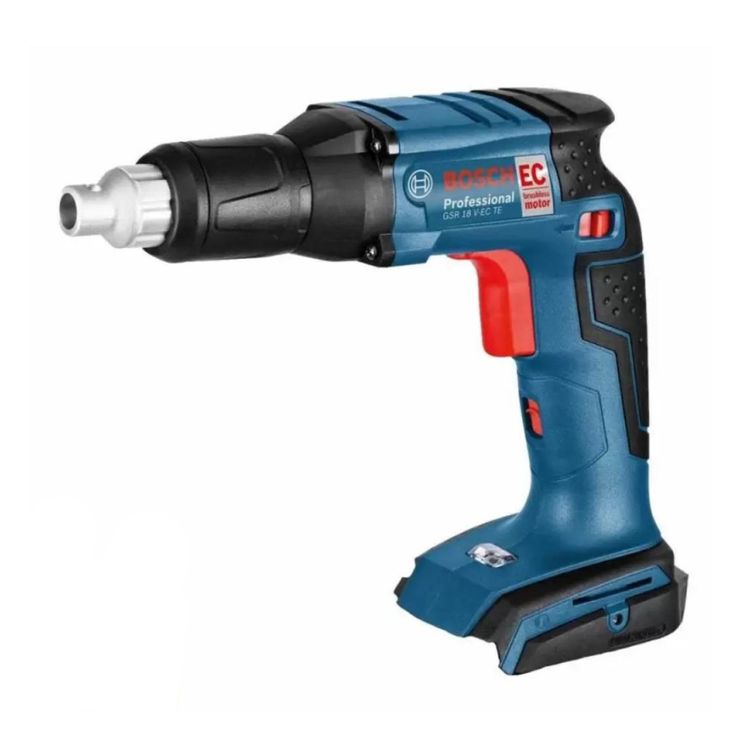 ATORNILLADOR PARA DRYWALL 1/4' HEX 18V BRUSHLESS 25NM BARETOOL BOSCH GSR 18V-EC TE - 1