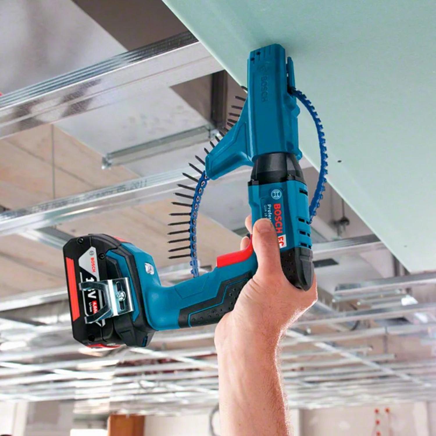 ATORNILLADOR PARA DRYWALL 1/4' HEX 18V BRUSHLESS 25NM BARETOOL BOSCH GSR 18V-EC TE - 5