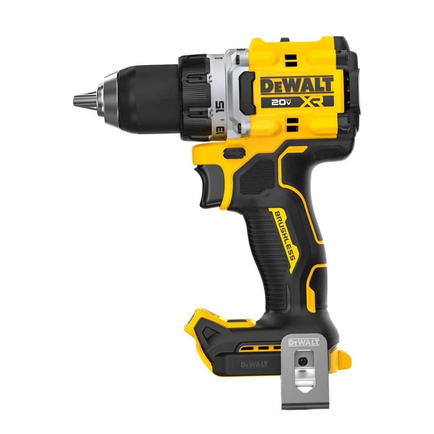 TALADRO ATORNILLADOR 1/2” 20V BRUSHLESS XR 33,9 NM BARETOOL DEWALT DCD801B-B3 - 2