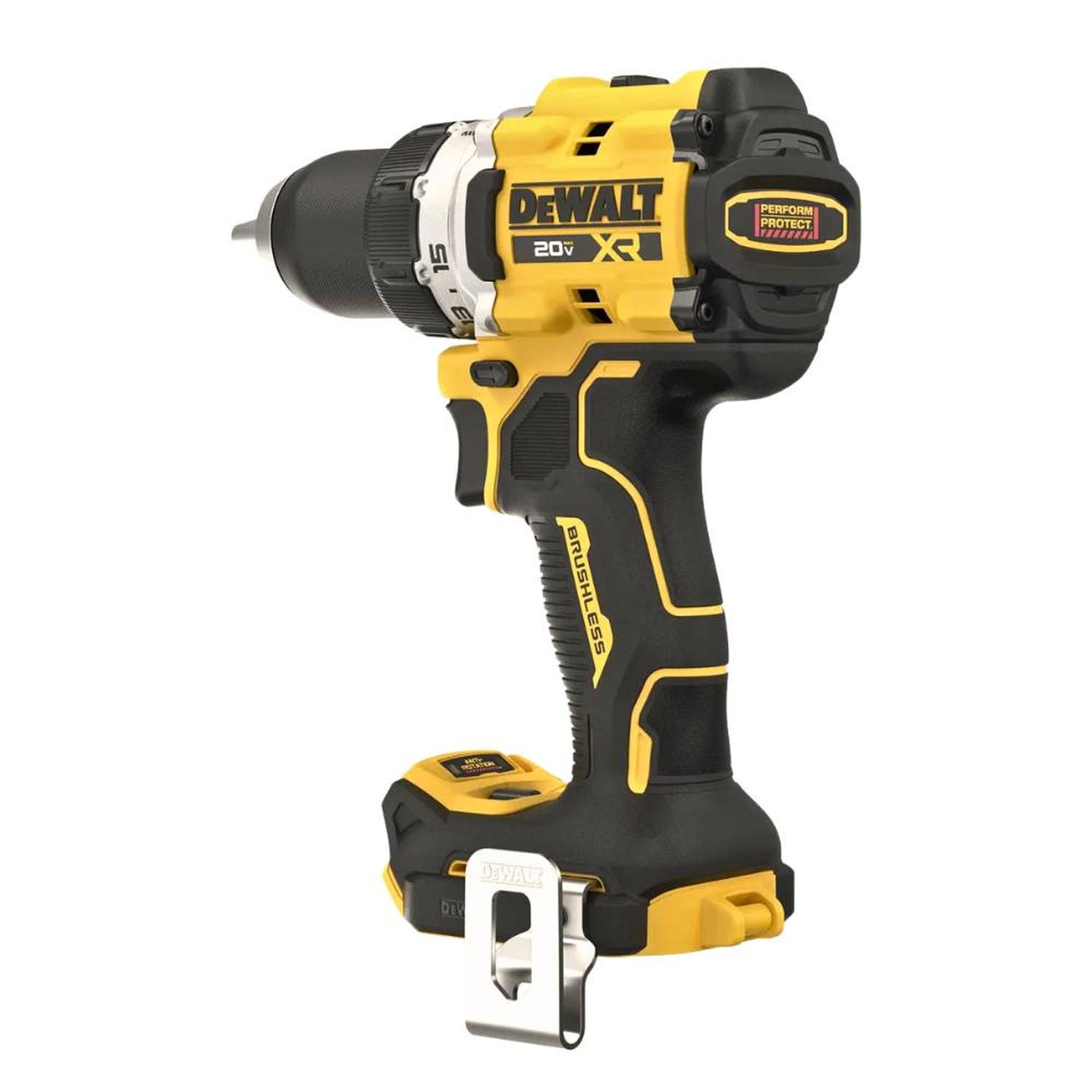 TALADRO ATORNILLADOR 1/2” 20V BRUSHLESS XR 33,9 NM BARETOOL DEWALT DCD801B-B3 - 3