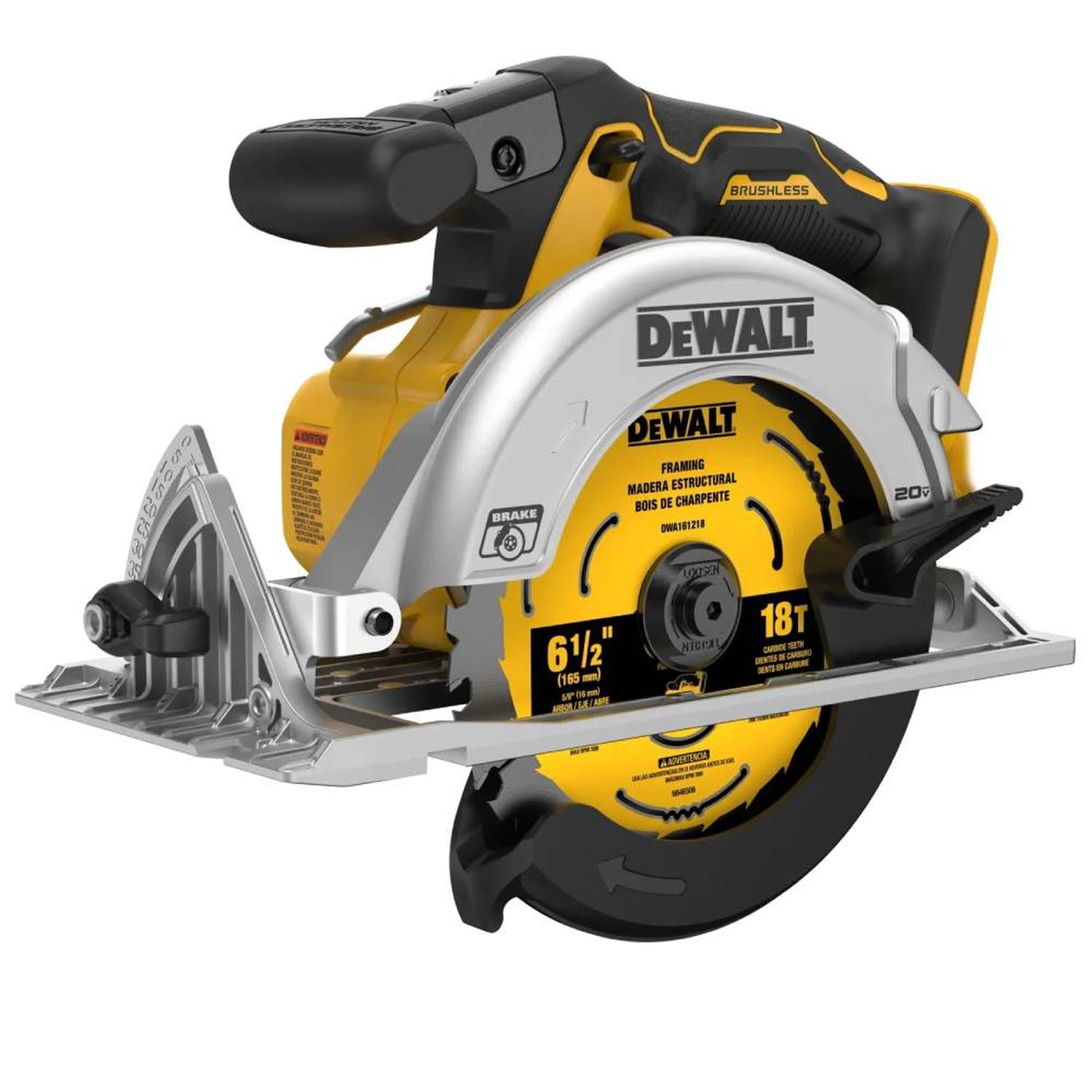 SIERRA CIRCULAR 6 1/2'20V 4950 RPM BRUSHLESS BARETOOL DEWALT DCS565B - 1