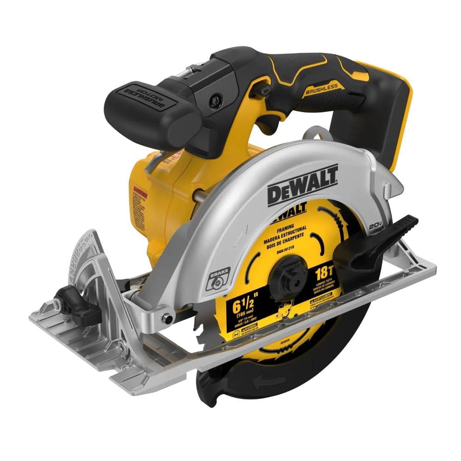 SIERRA CIRCULAR 6 1/2'20V 4950 RPM BRUSHLESS BARETOOL DEWALT DCS565B - 3