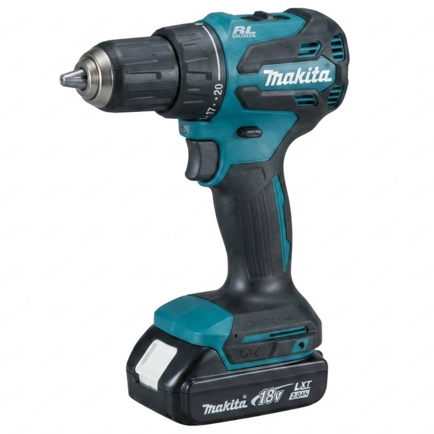 TALADRO PERCUTOR 1/2' 18V 28500 GPM INC 2 BAT 2,0 AH Y CARG MAKITA DHP490WVEX - 3