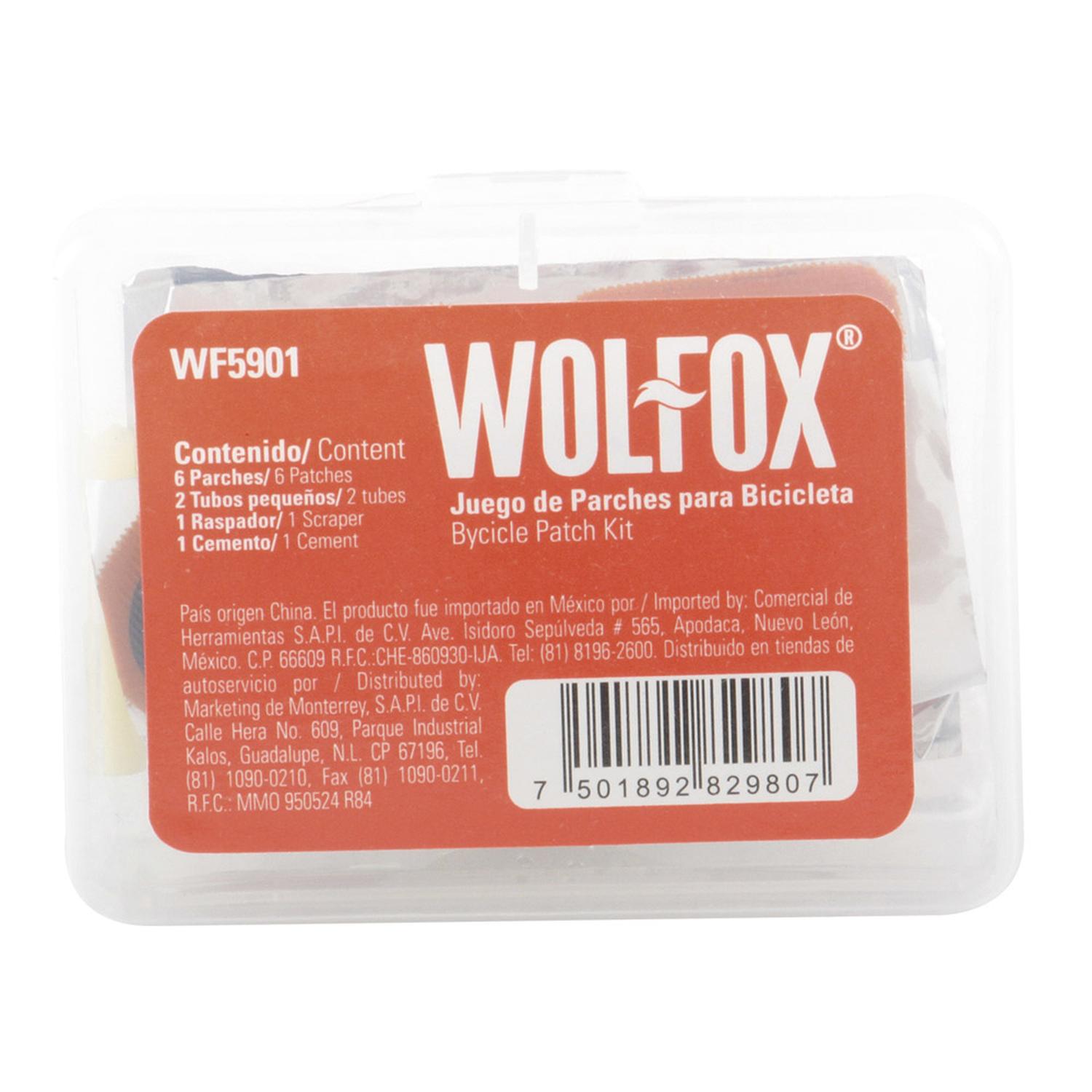 PARCHES PARA BICICLETA 10 PIEZAS WOLFOX WF5901 - 1