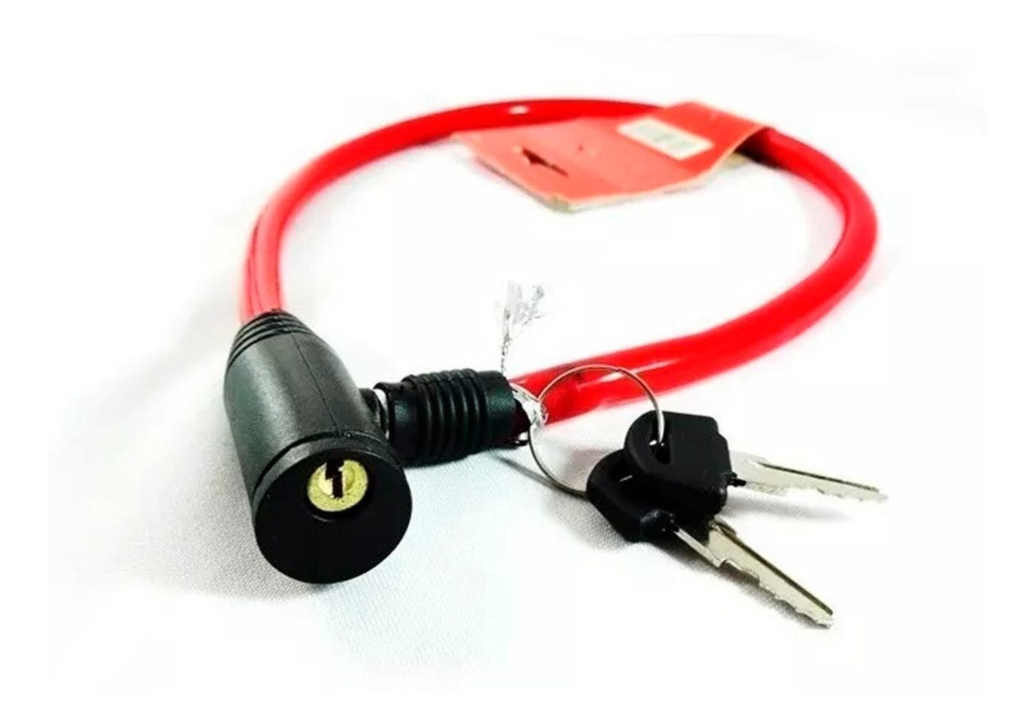 CANDADO SEGURIDAD BICICLETA MOTO CADENA ACERO WF8907 WOLFOX - 3