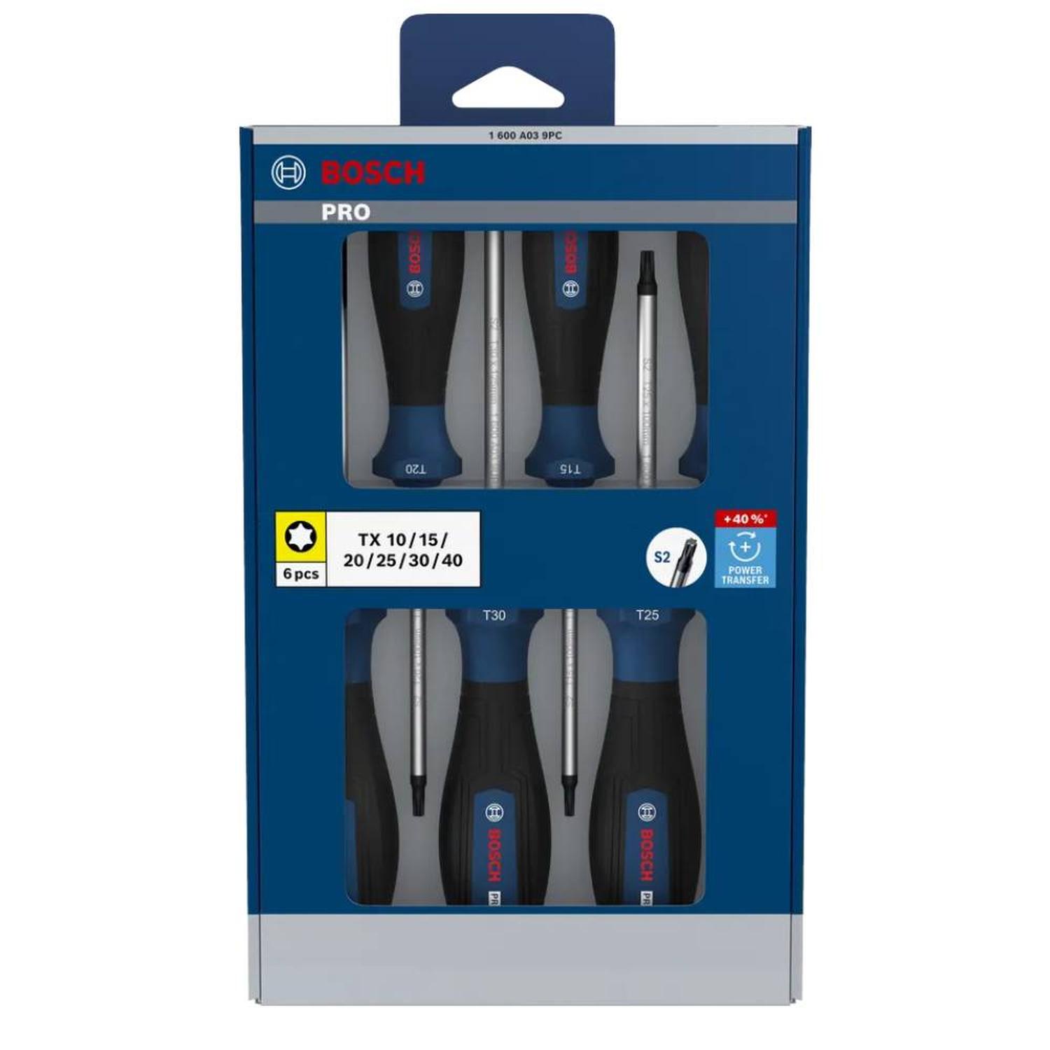 JUEGO DESTORNILLADOR TX 6PZ BOSCH 1600.A03.9PC-000 - 5