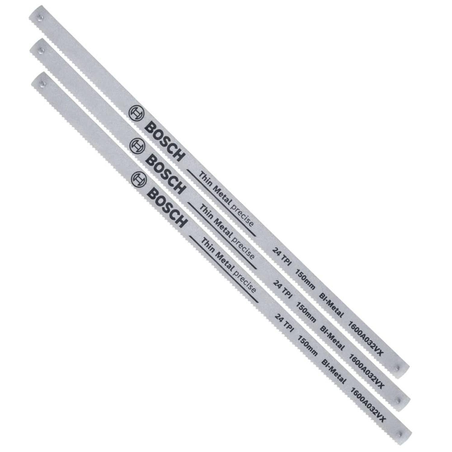 SEGUETA BIMETALICA 150 MM 24 TPI 3 PZ BOSCH 1600.A03.AC9-000 - 1
