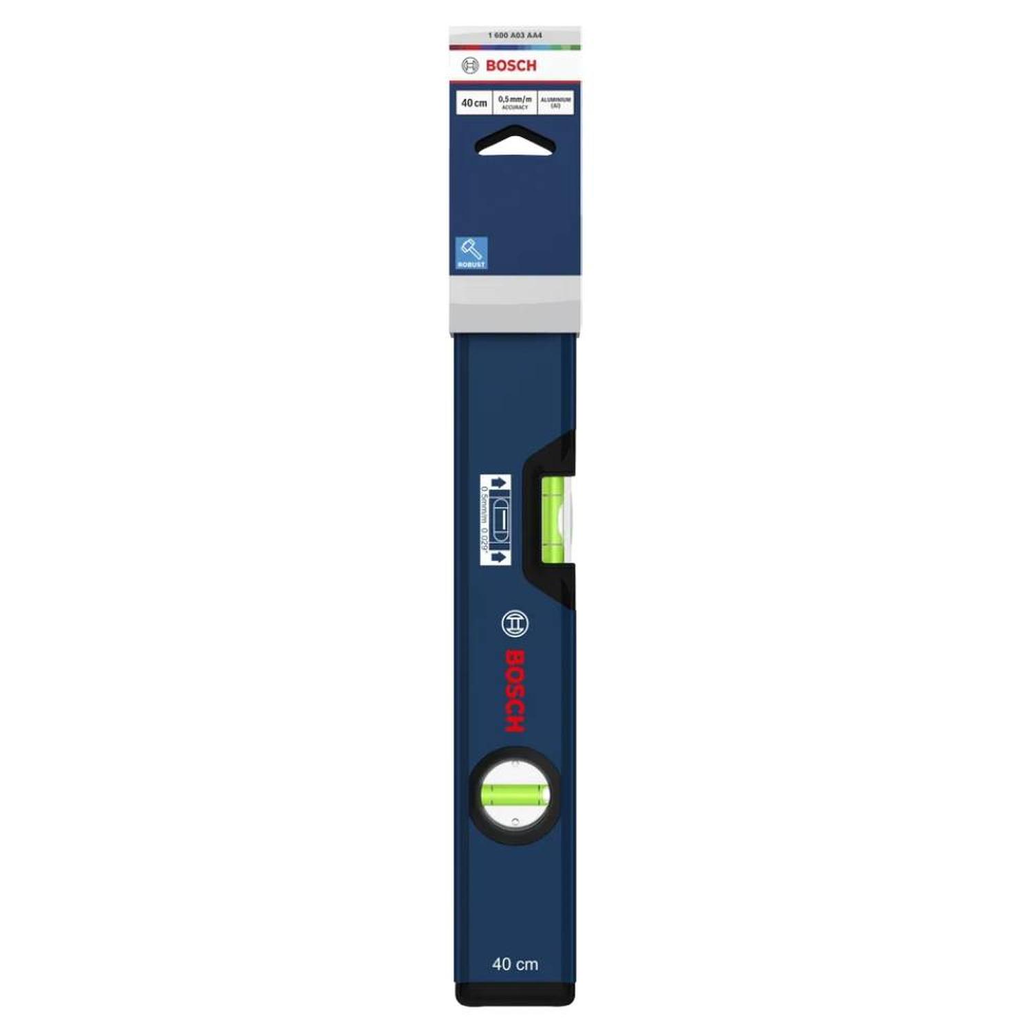 NIVEL DE ALUMINIO 2 BURBUJAS 400 MM BOSCH 1600.A03.AA4-000 - 5