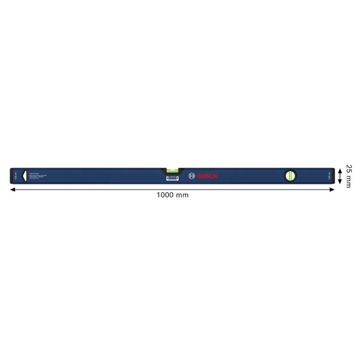 NIVEL DE ALUMINIO 2 BURBUJAS 1000 MM BOSCH 1600.A03.AA6-000 - 2