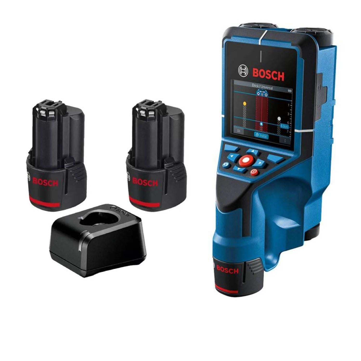 DETECTOR DE MATERIALES DTECT 200C SCANNER 0601.081.6G0-000 + KIT 2 BATERÍAS Y CARGADOR 12V 2.0 AMPER - 1