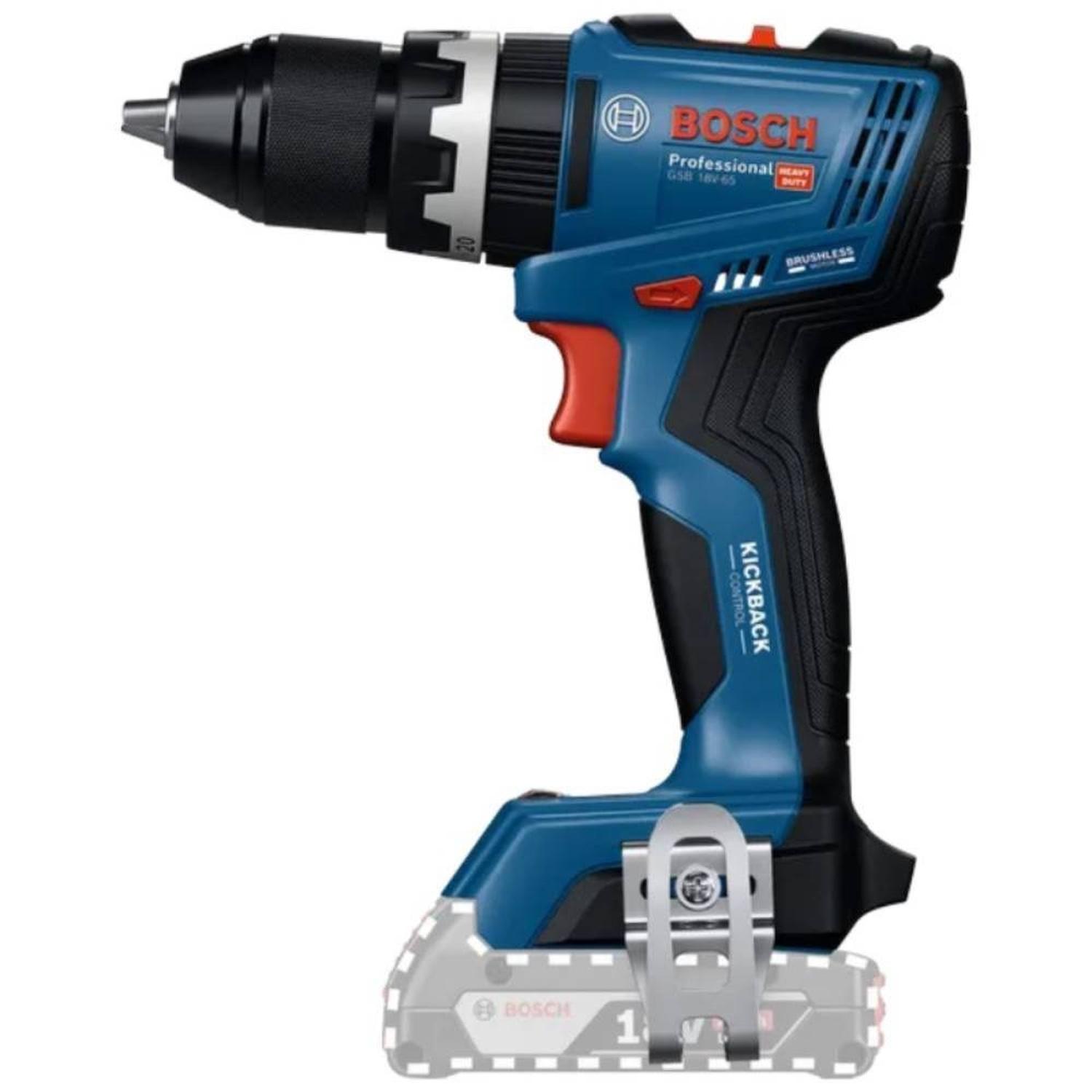 ROTOMARTILLO SDS PLUS GBH 18V-18X + ATOR DE IMP 1/2'-1/4' GDX 18V-285 + TALADRO PERC 1/2' GSB 18V-65 - 3