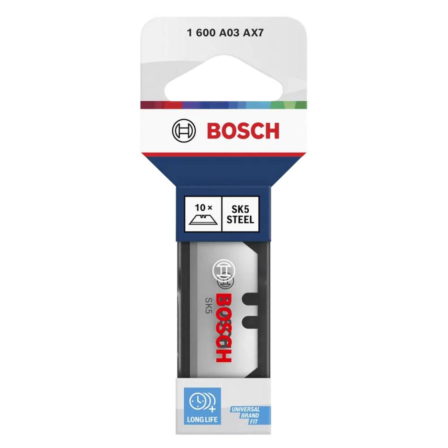 CUCHILLA PARA NAVAJA PLEGABLE 10PZ BOSCH 1600.A03.AX7-000 - 3