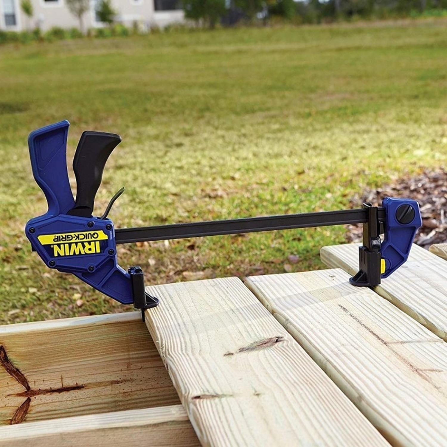 SET X2 PRENSAS DE BARRA IRWIN 1964720 CO-001 SARGENTA QUICK-GRIP DE 24' (60 CM) - 6