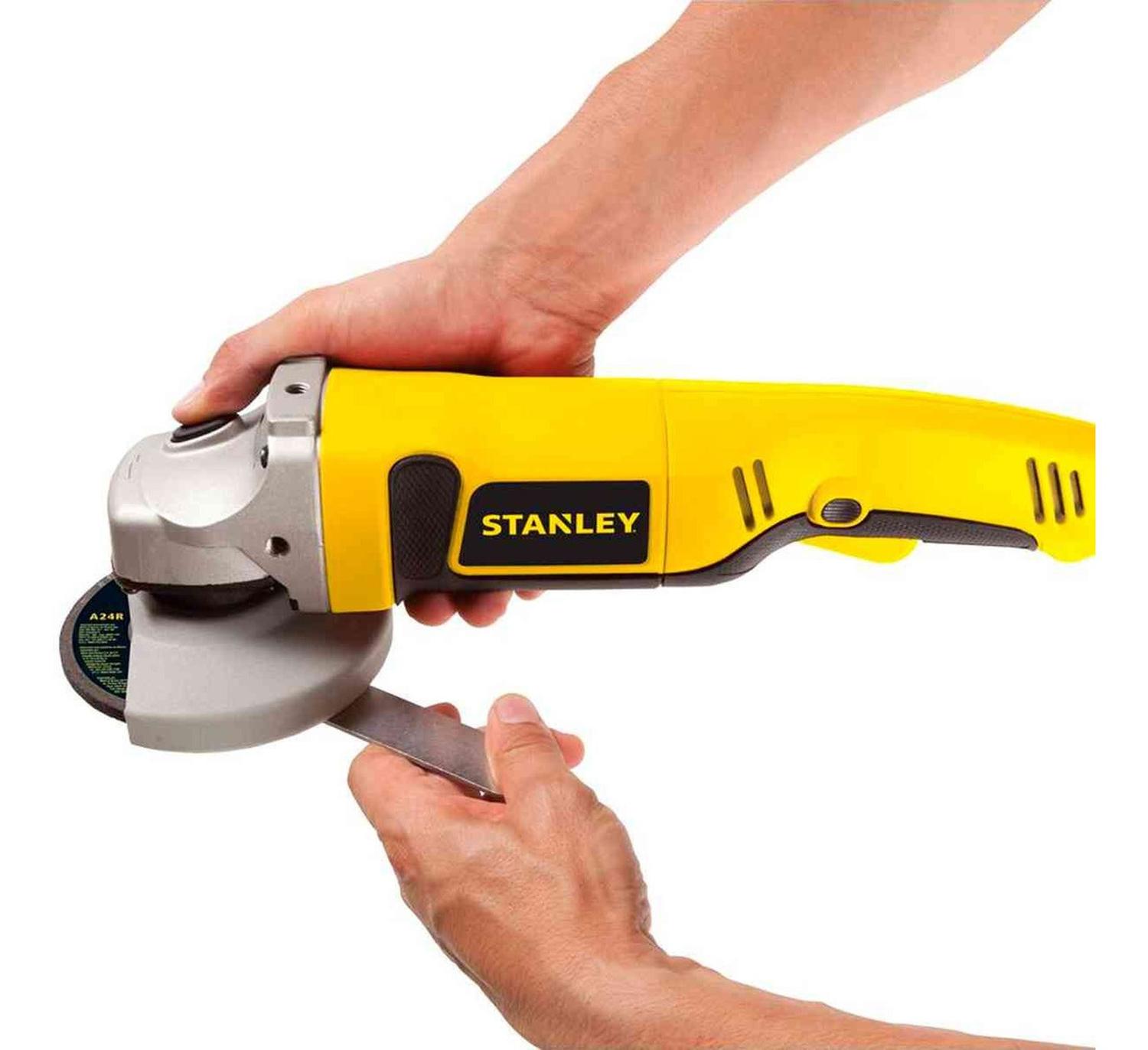 AMOLADORA ANGULAR 4 1/2 1000W 11000 RPM STANLEY STGS1011-B2 - 2