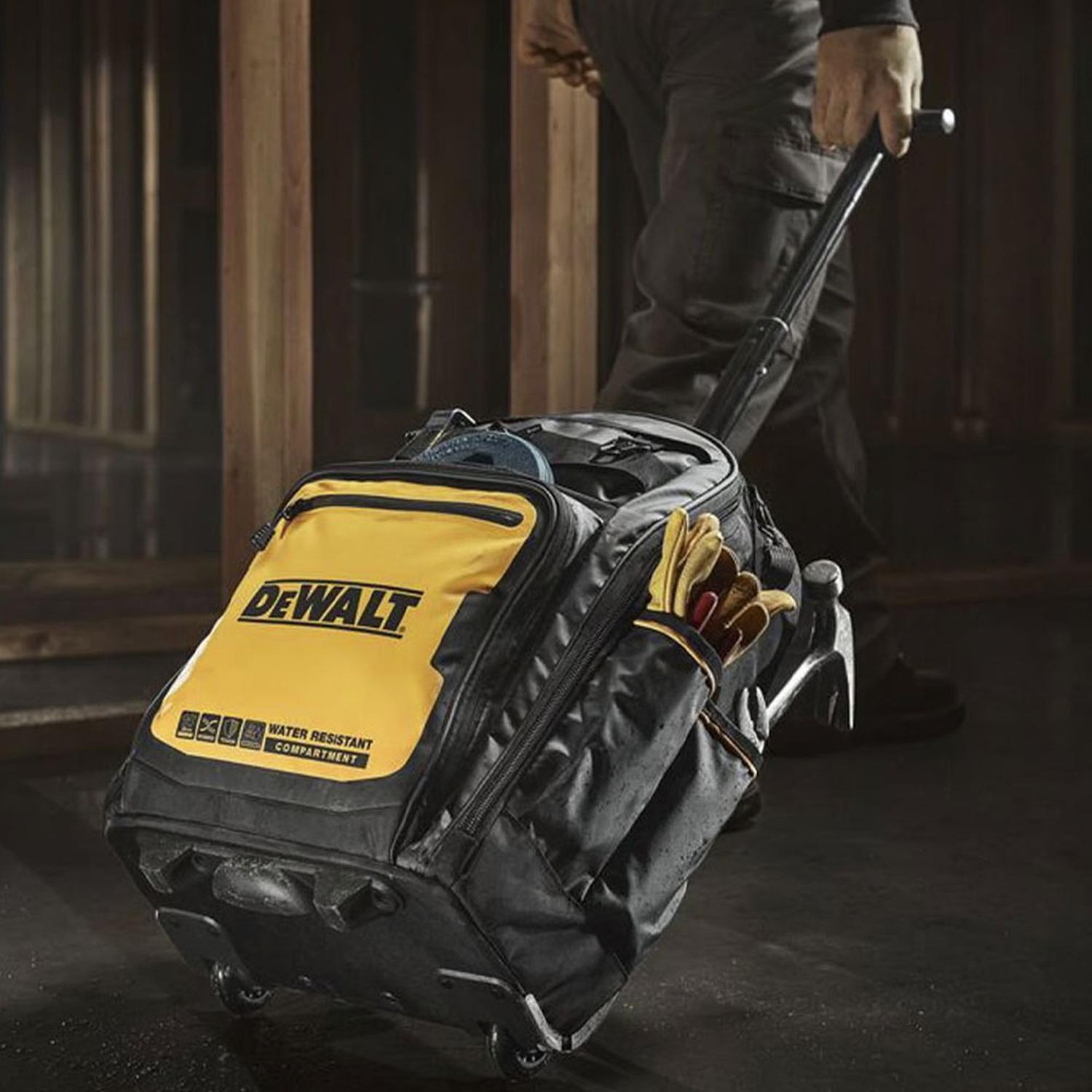 MOCHILA DEWALT DWST560101 24 X 55 X 38CM PORTAHERRAMIENTA CON RUEDAS 46 BOLSILLOS - 8