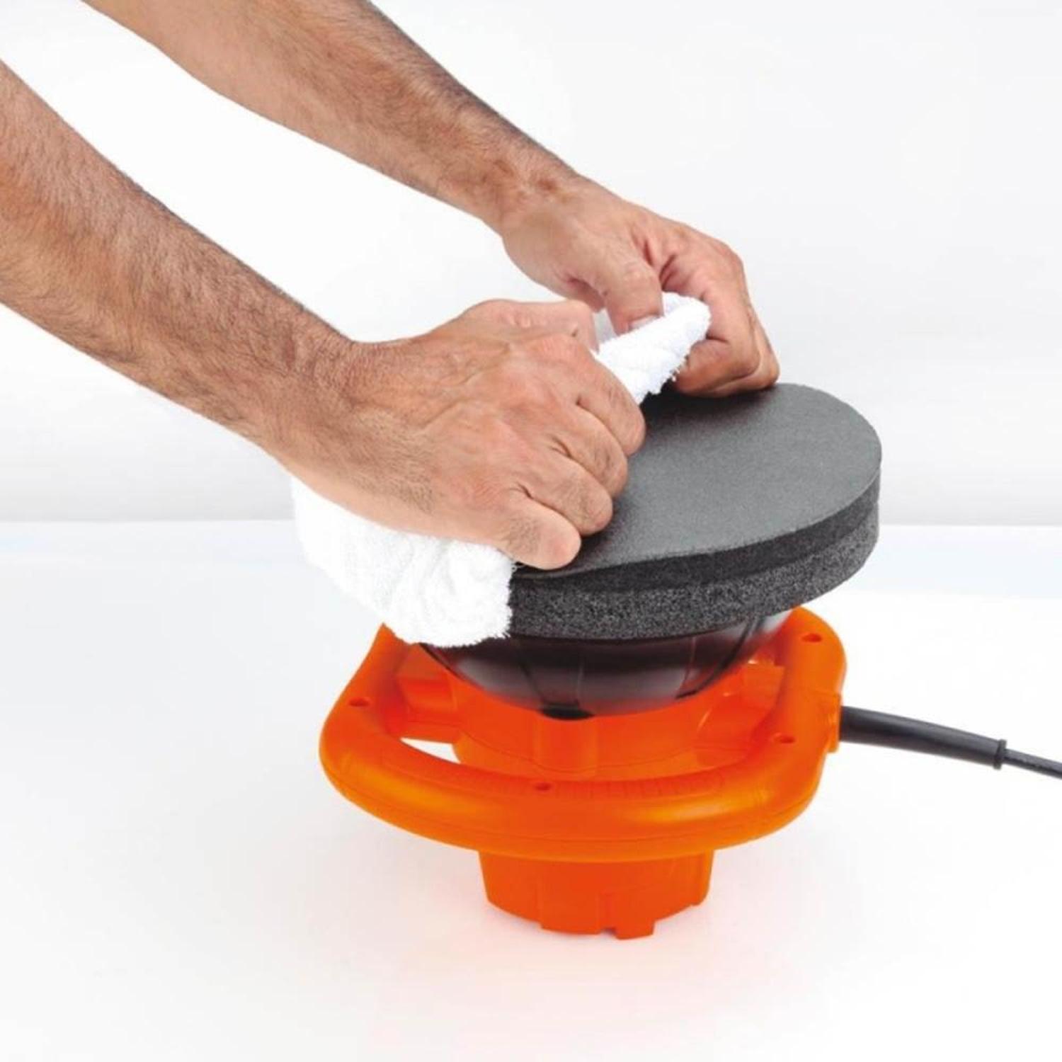 PULIDORA ORBITAL 10' 120W + 3 BONETES + HIDROLAVADORA DE ALTA PRESIÓN 1400W BLACK + DECKER PW1450TD- - 5