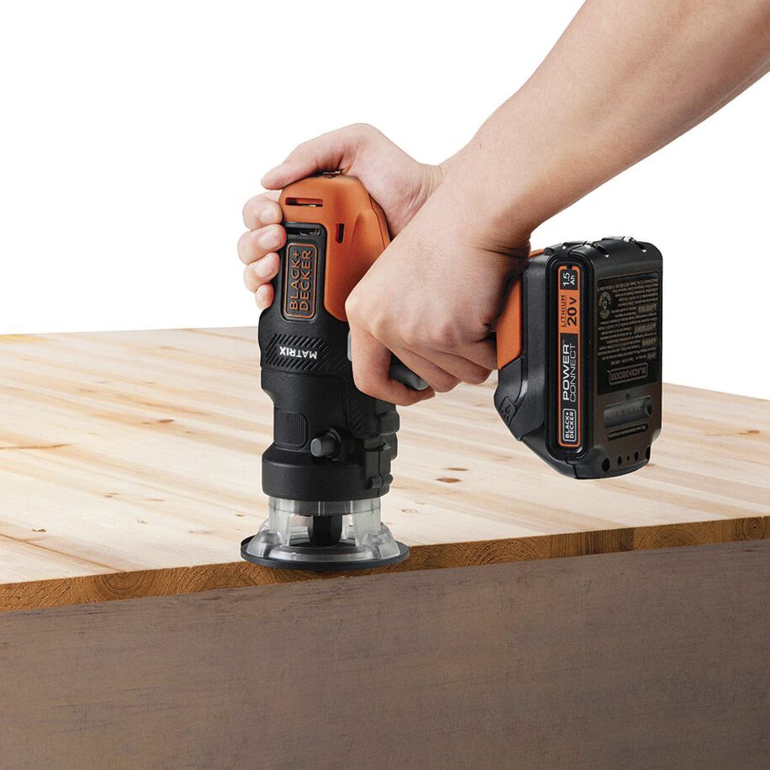TALADRO ATORNILLADOR 3/8' 20V MATRIX 6 EN 1 + AMOLADORA 4 1/2' 650W BLACK + DECKER - 7
