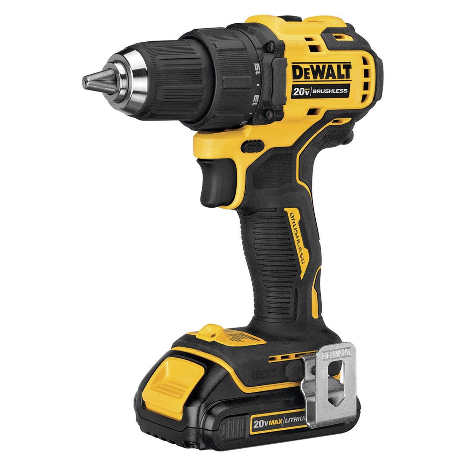 TALADRO ATORNILLADOR 1/2' 20V XR 2 BAT + SET DE ATORNILLADORES 100 PZ DEWALT DCD708D2-K10 - 2