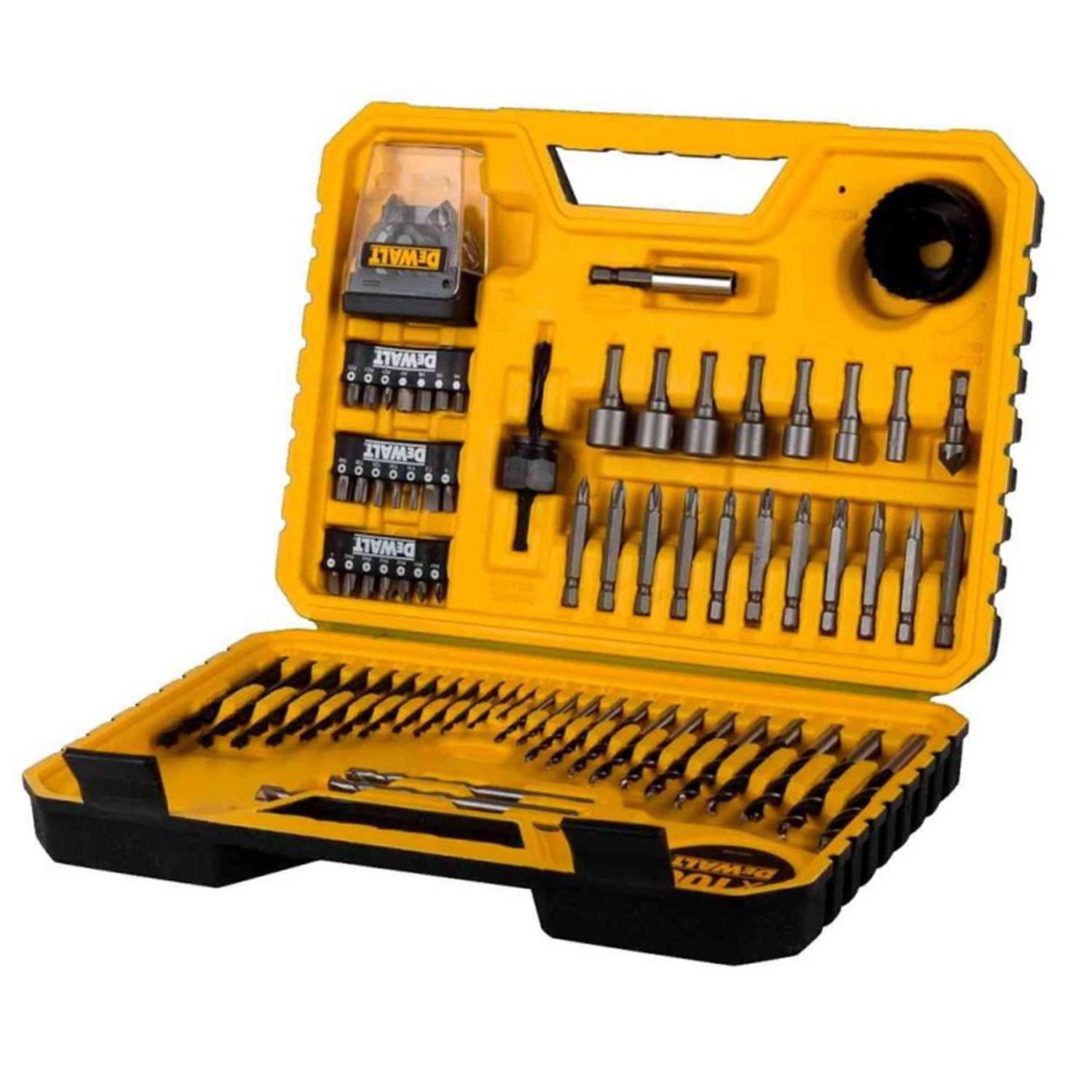 TALADRO ATORNILLADOR 1/2' 20V XR 2 BAT + SET DE ATORNILLADORES 100 PZ DEWALT DCD708D2-K10 - 4