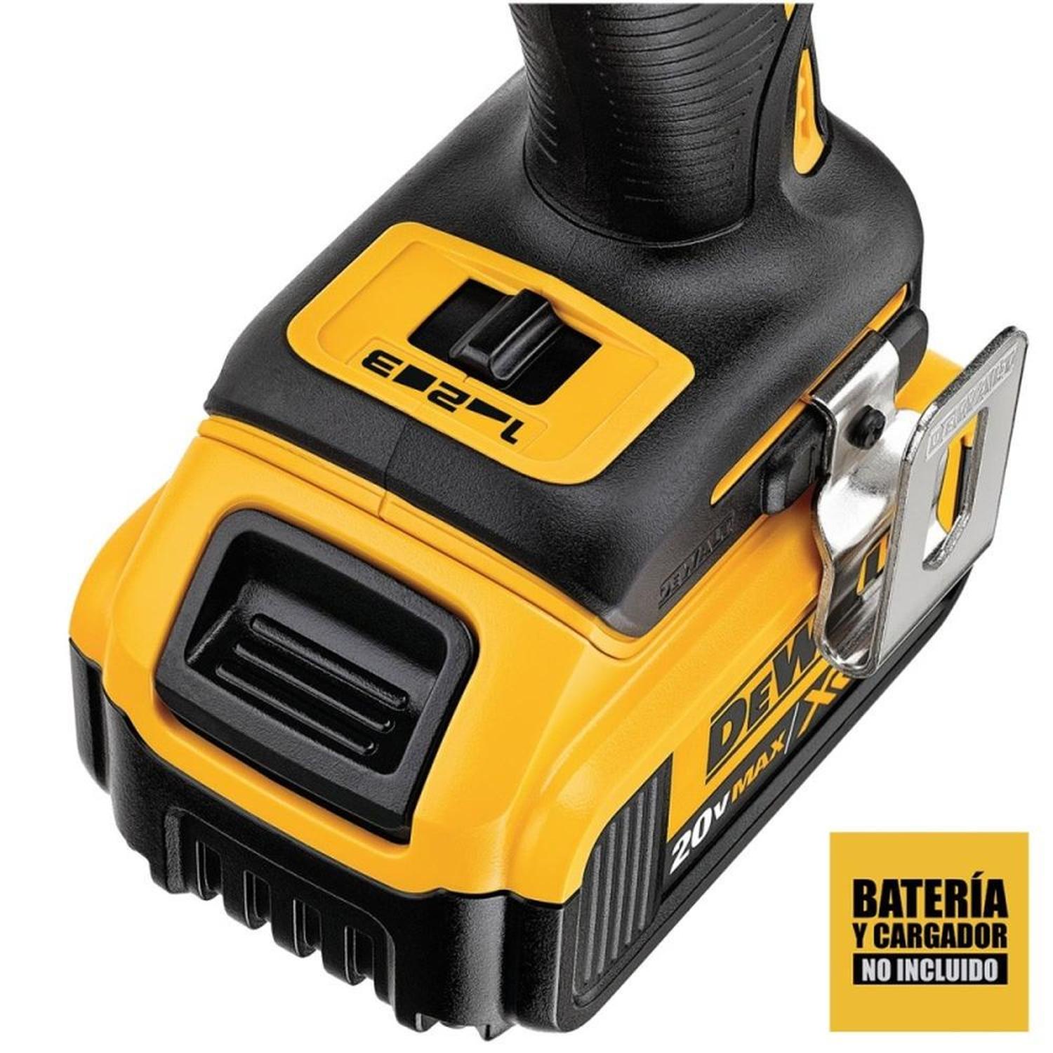 ATORNILLADOR DE IMPACTO 1/4' HEX 20V XR BARETOOL DEWALT DCF887B-B3 - 2