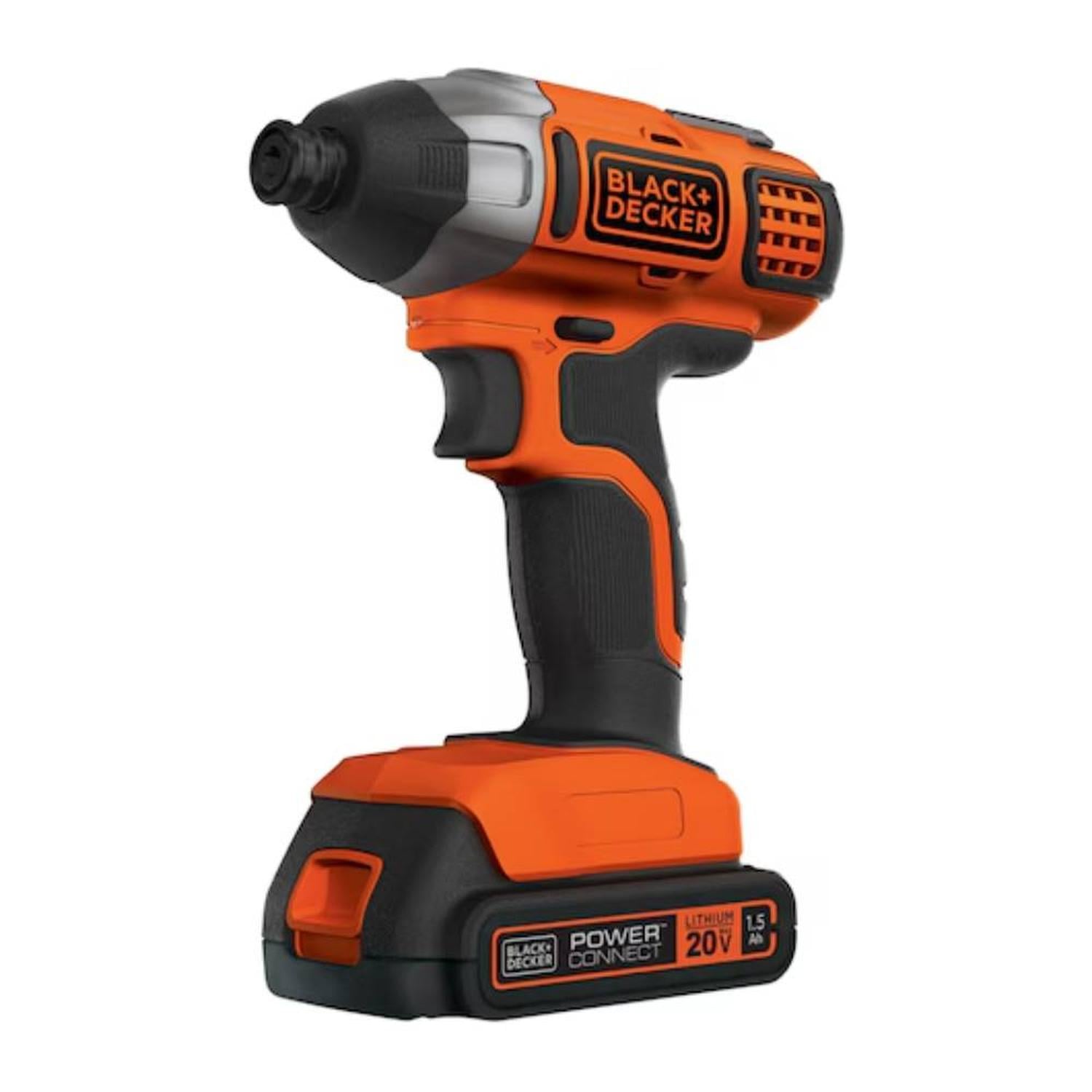 ATORNILLADOR DE IMPACTO 1/4' HEX 20V INC 1 BAT Y CARG BLACK Y DECKER BDCI20C - 1