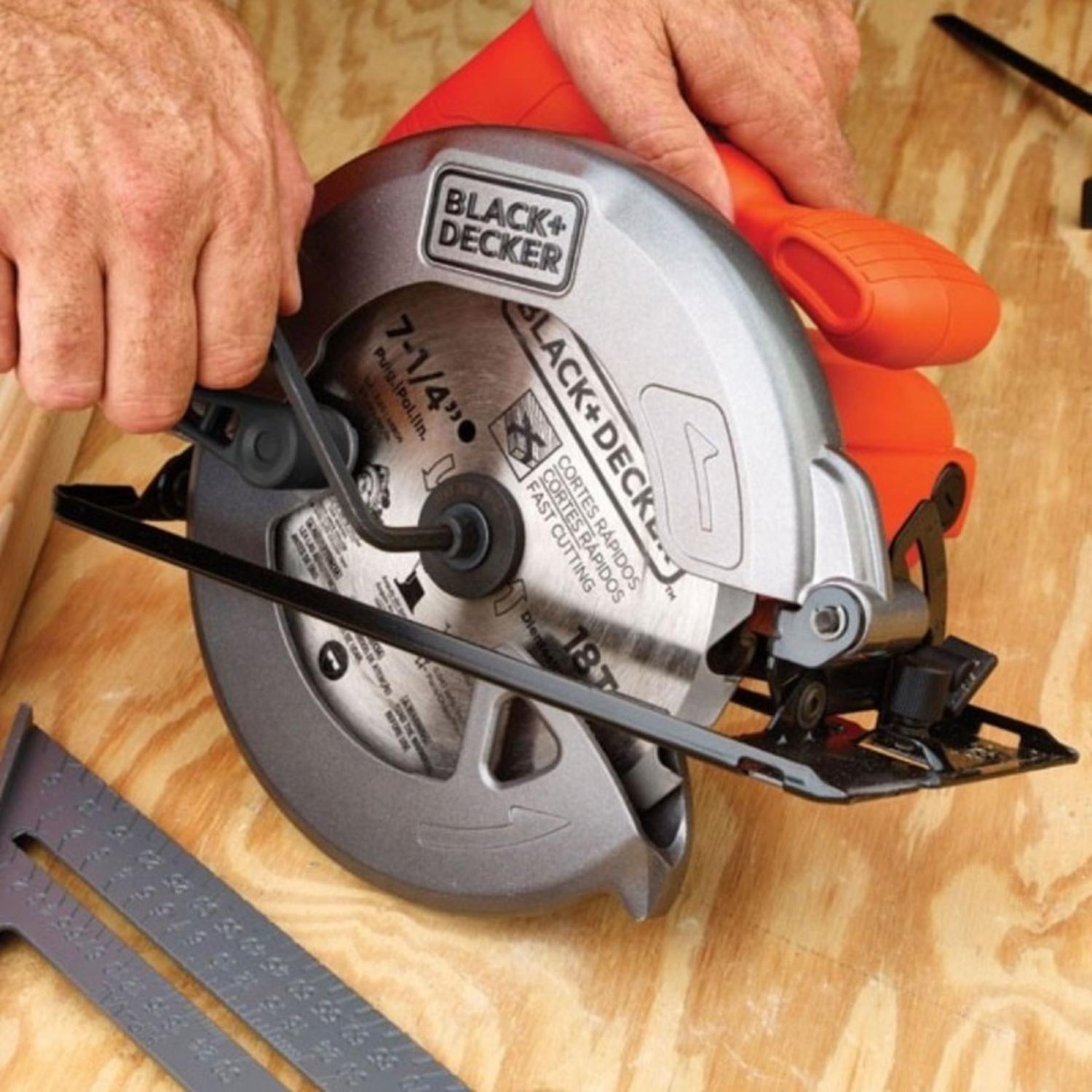 SIERRA CIRCULAR 184MM 1400W 62MM BLACK+DECKER CS1004-B2 - 2