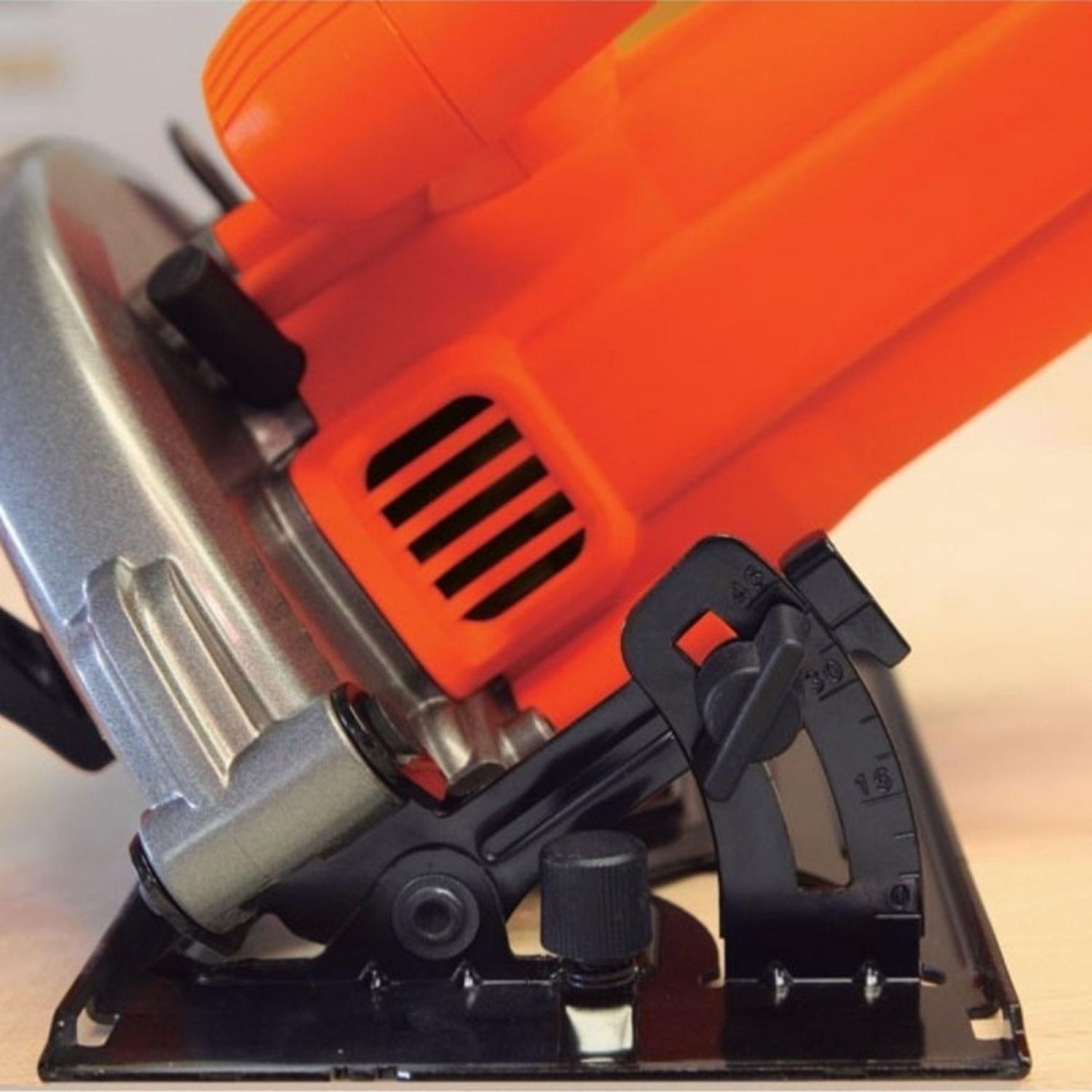 SIERRA CIRCULAR 184MM 1400W 62MM BLACK+DECKER CS1004-B2 - 5