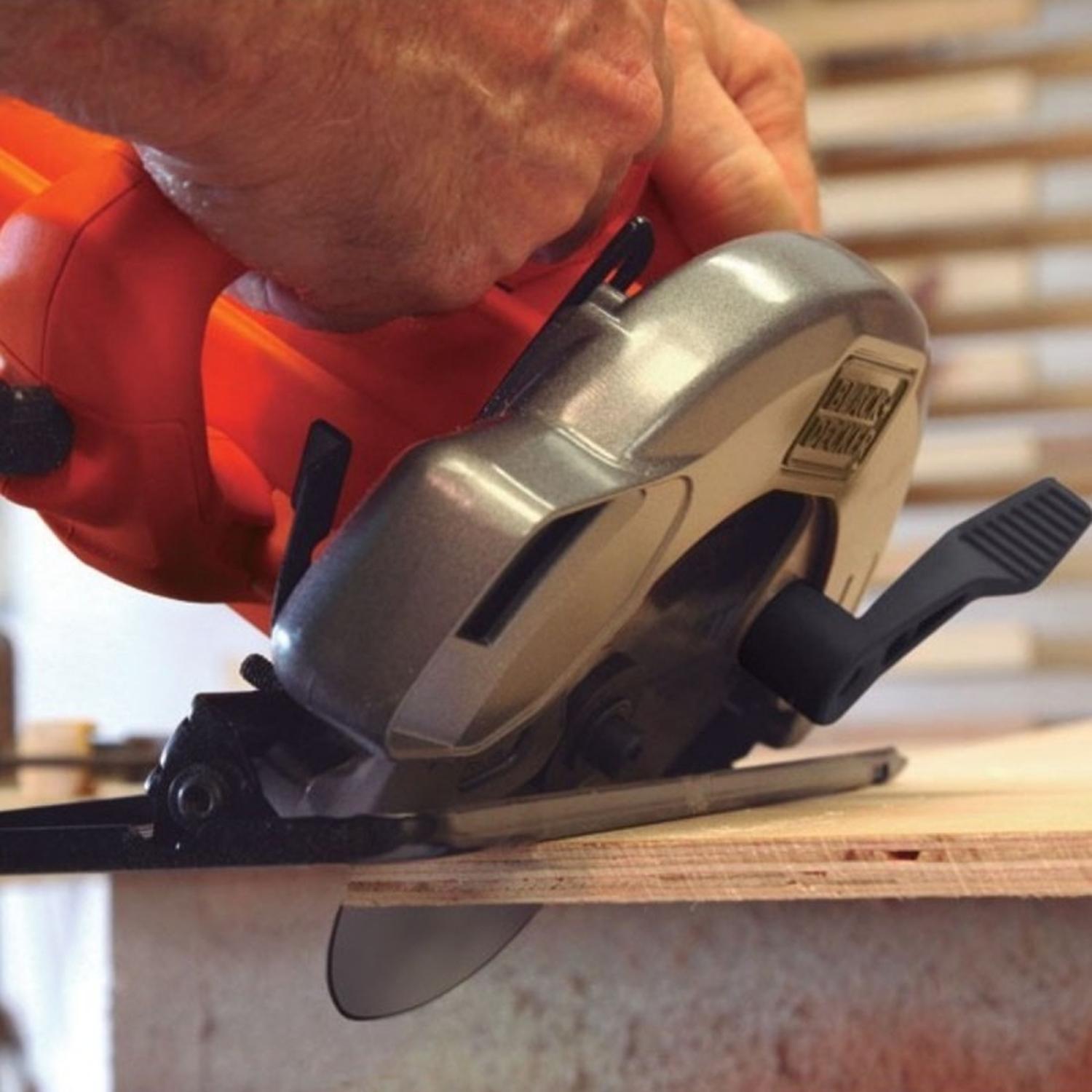 SIERRA CIRCULAR 184MM 1400W 62MM BLACK+DECKER CS1004-B2 - 6