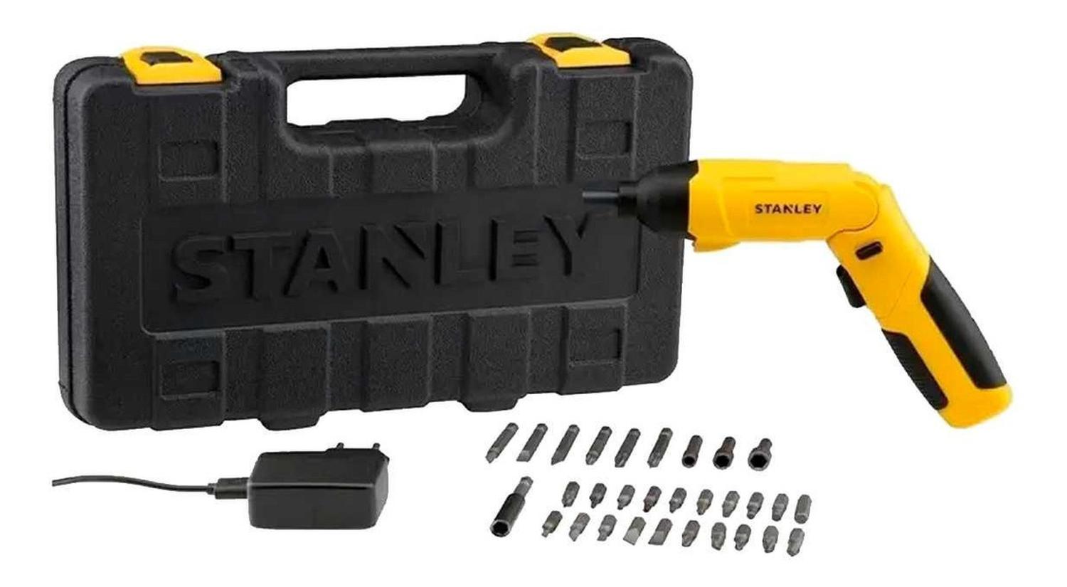 TALADRO ATORNILLADOR INLAMBRICO + SET 30 PZ SCS4K-B2 STANLEY - 1