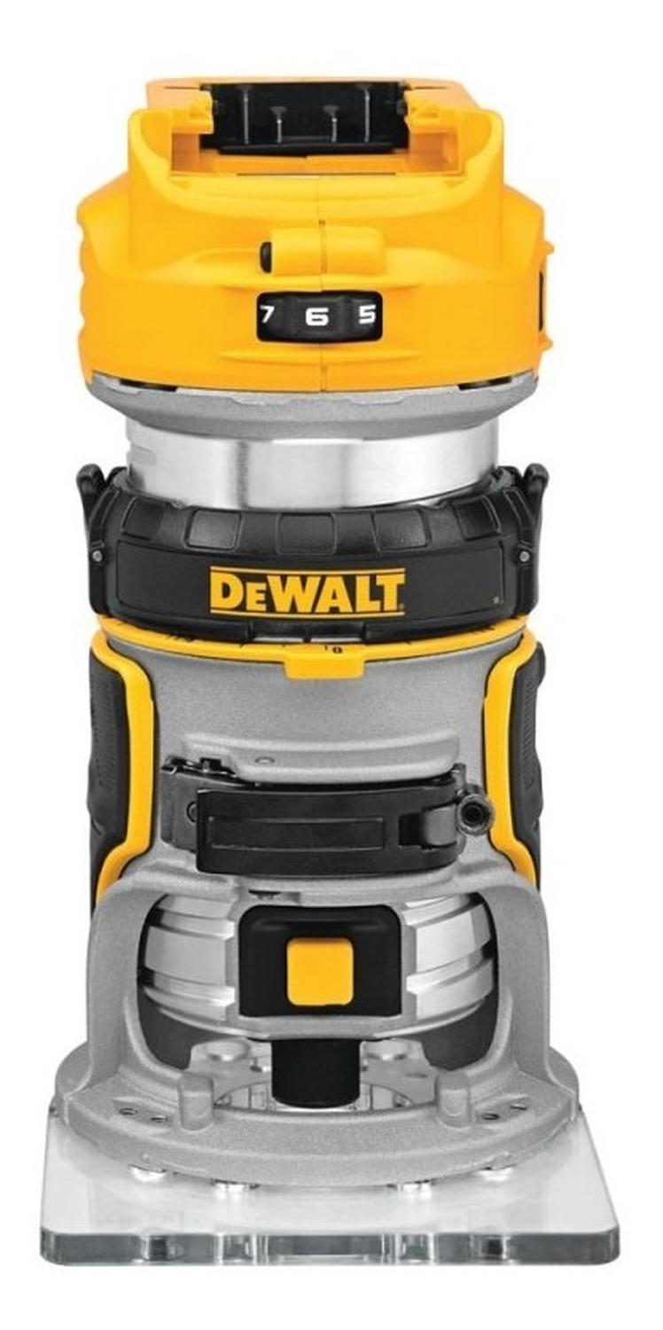 RUTEADORA FRESADORA 1/4 20V XR BARETOOL DEWALT DCW600B - 1